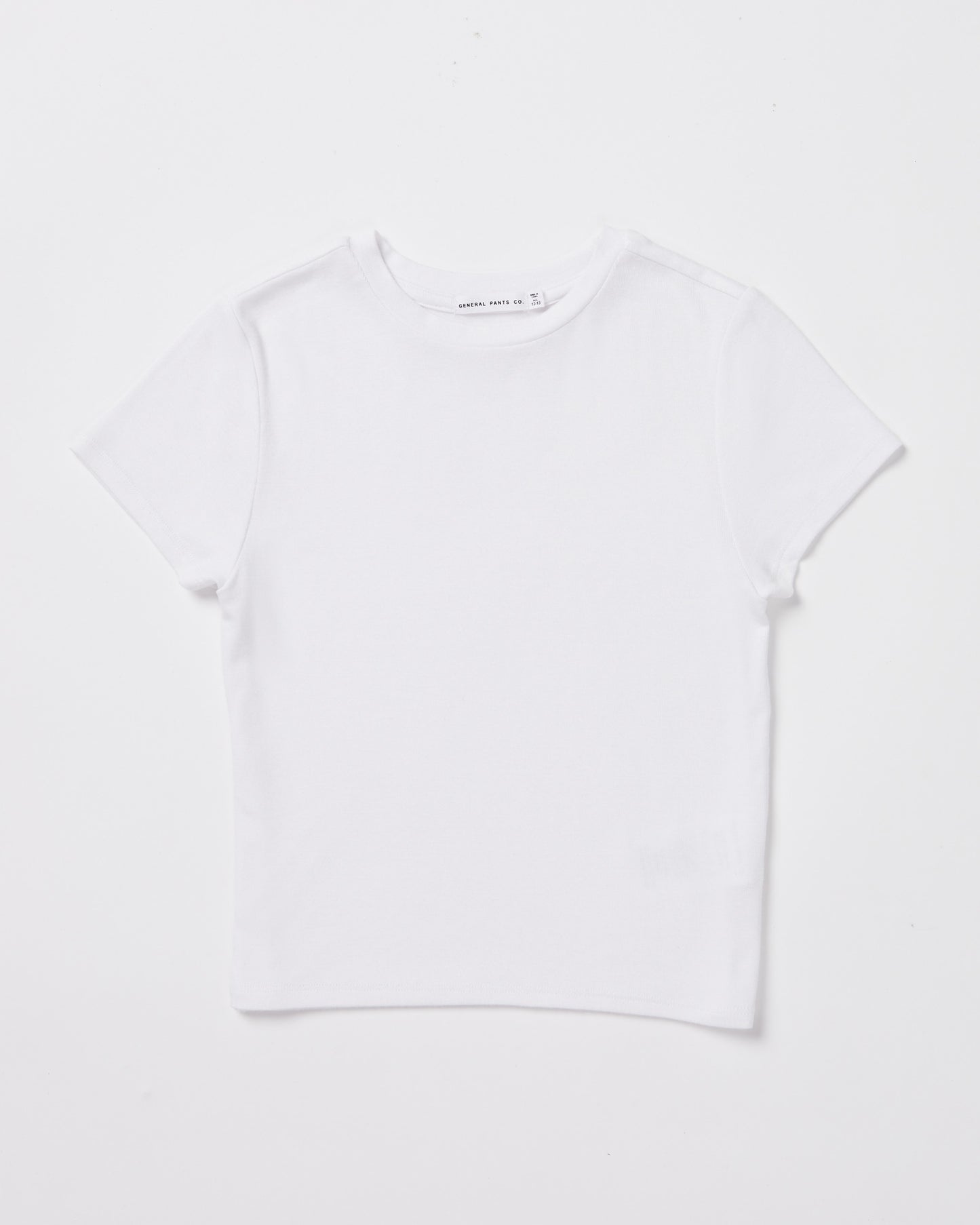 Teen Girls Slinky Fit Short Sleeve T-Shirt in White