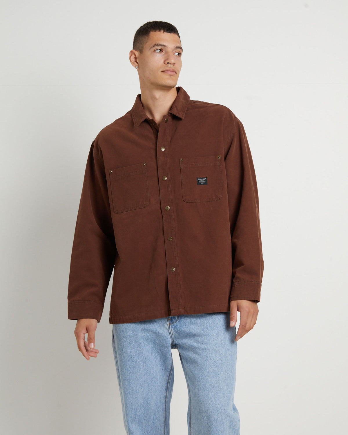 Newcastle Shacket in Brown BROWN