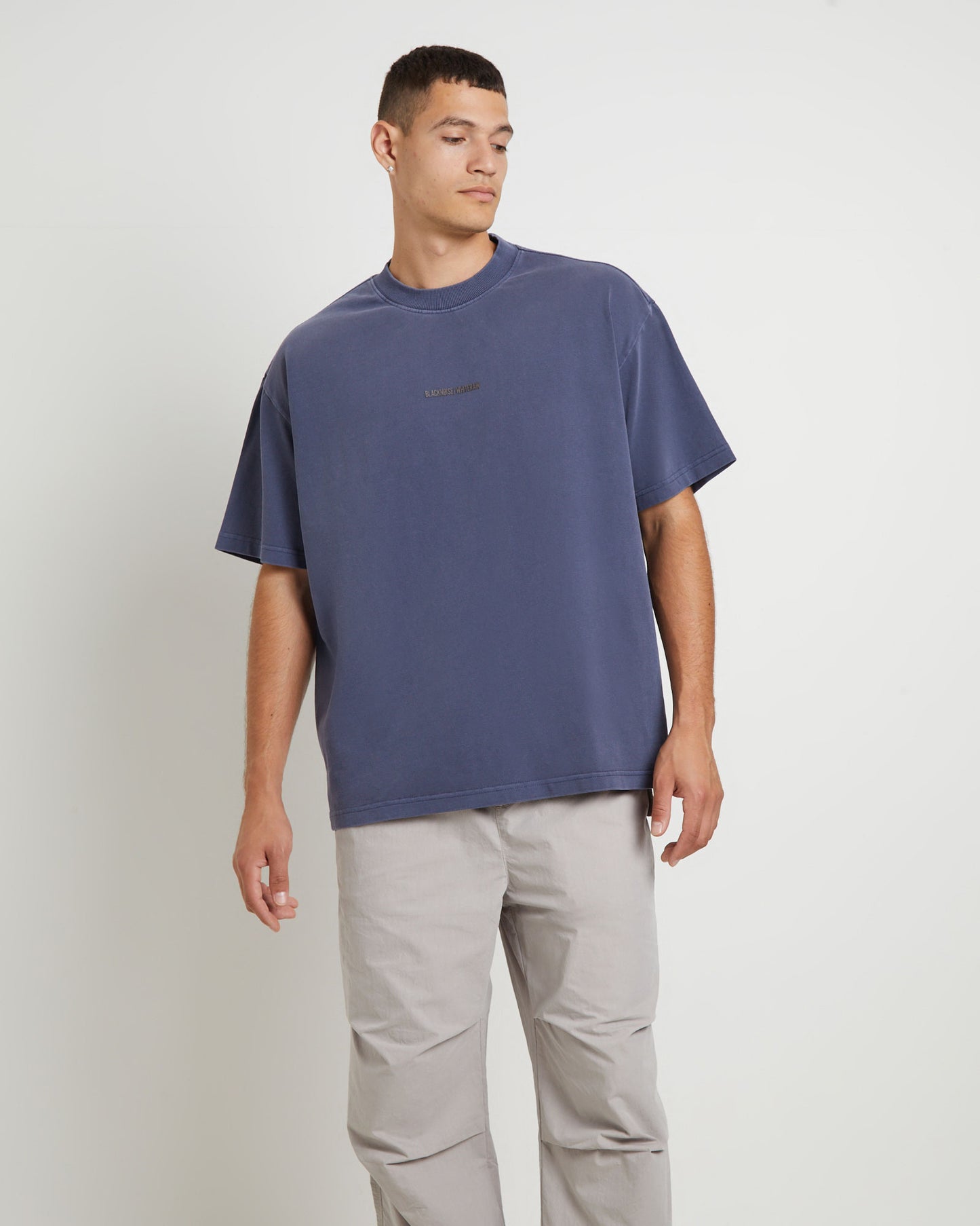 Logo Short Sleeve T-Shirt in Petrol Blue