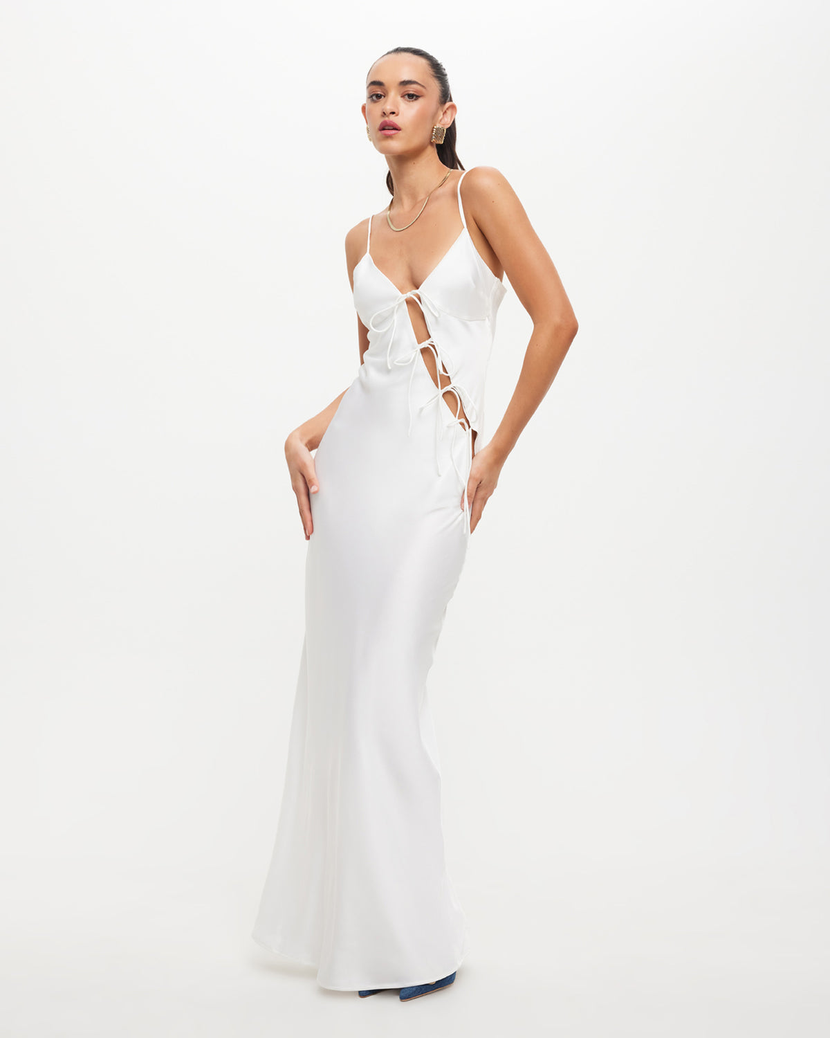 About A Girl Maxi Dress IVORY