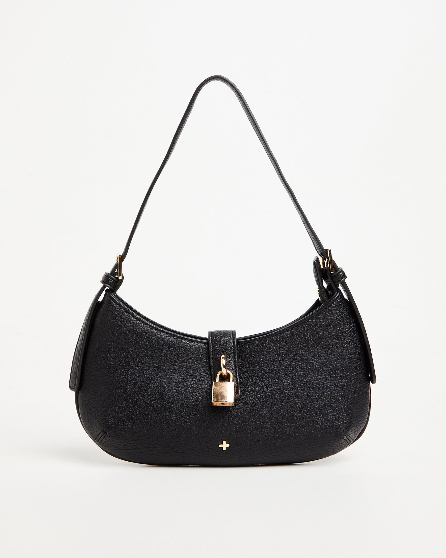 Latch Shoulder Bag in Black