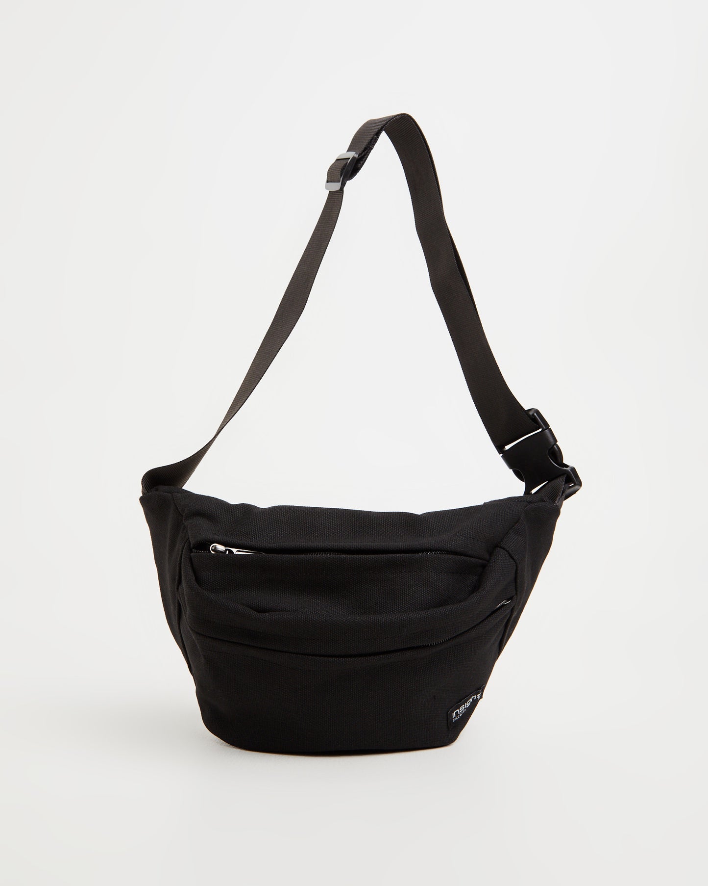 Canvas Satchel Bag in Black