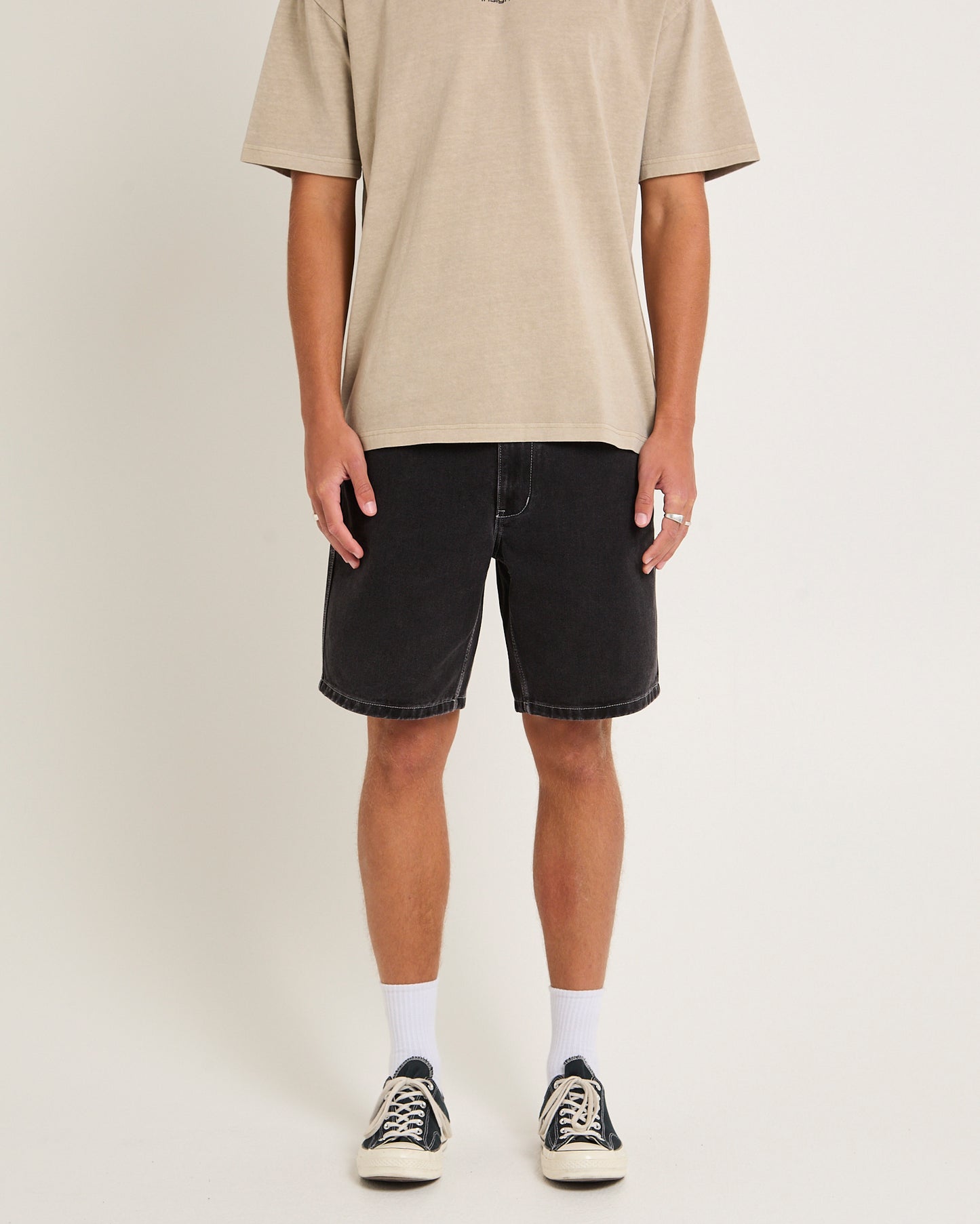 Knocker Contrast Vintage Denim Shorts