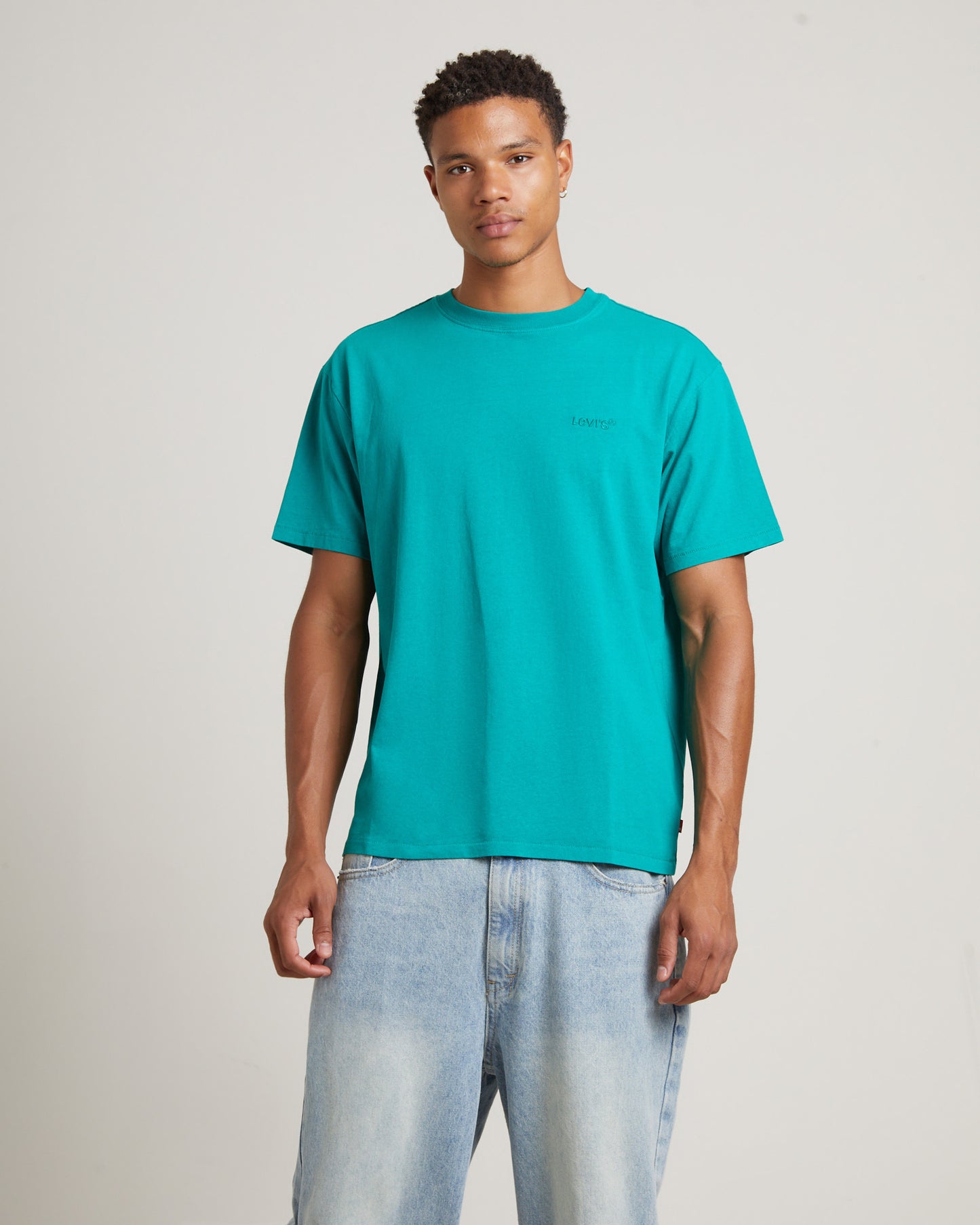 Red Tab Vintage Short Sleeve T-Shirt in Sporting Green