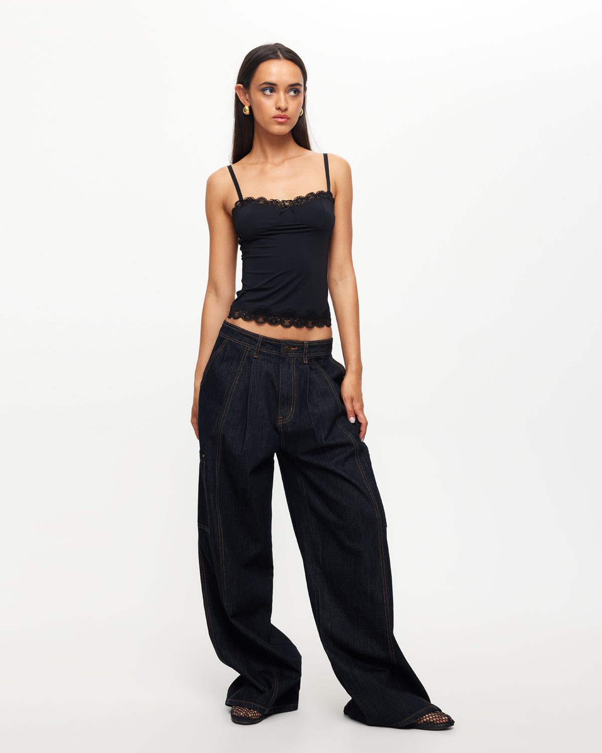 Top Model Cami in Black ONYX