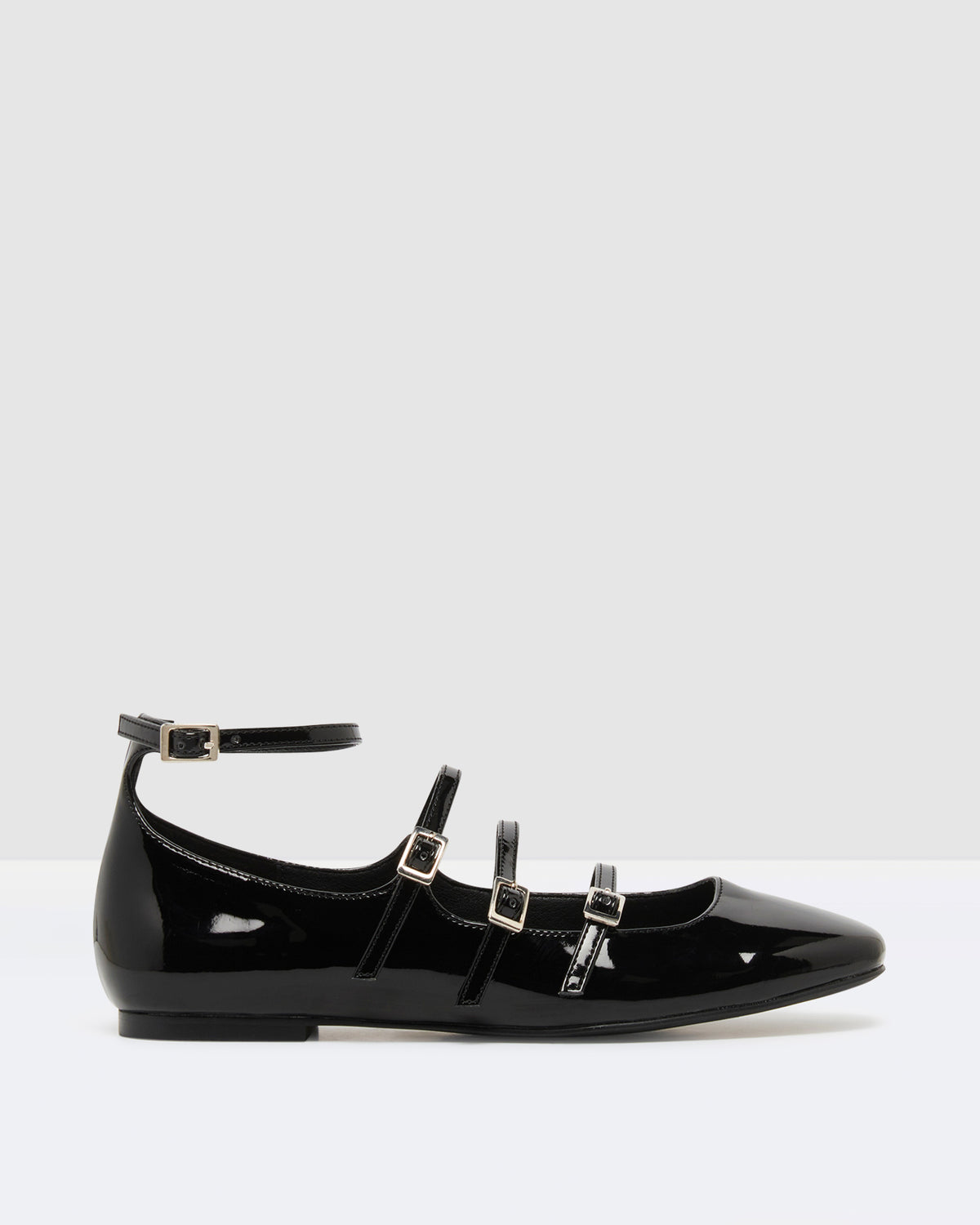 Odile Sandals in Black BLACK PATENT