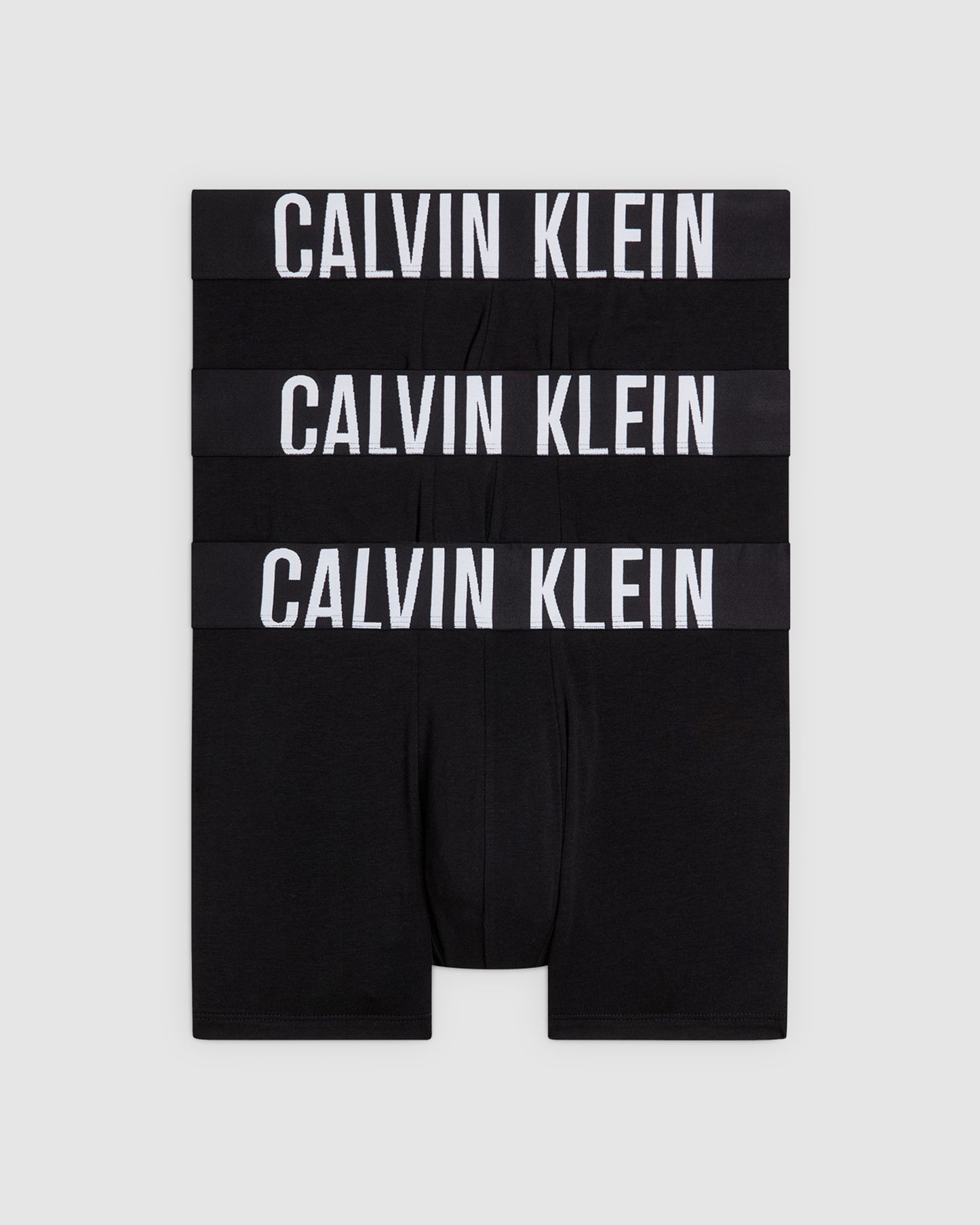 Intense Power Cotton Trunks 3 Pack in Black