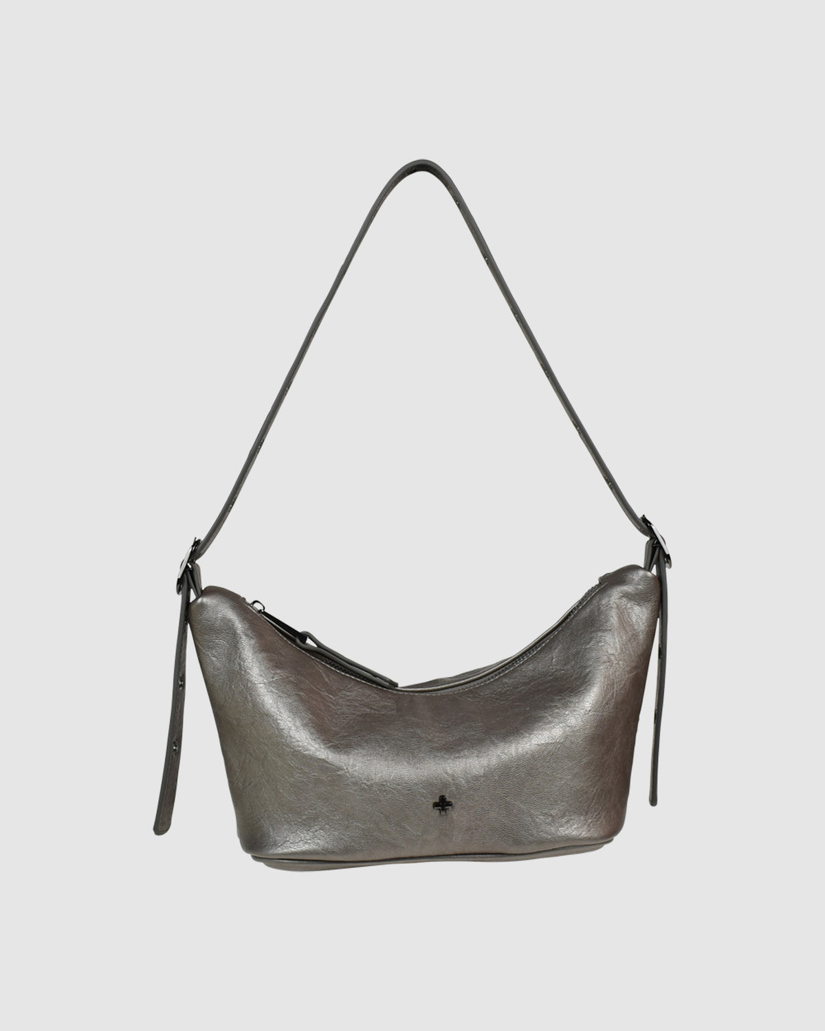 Rosie Bag in Gun Crinkle PU GREY