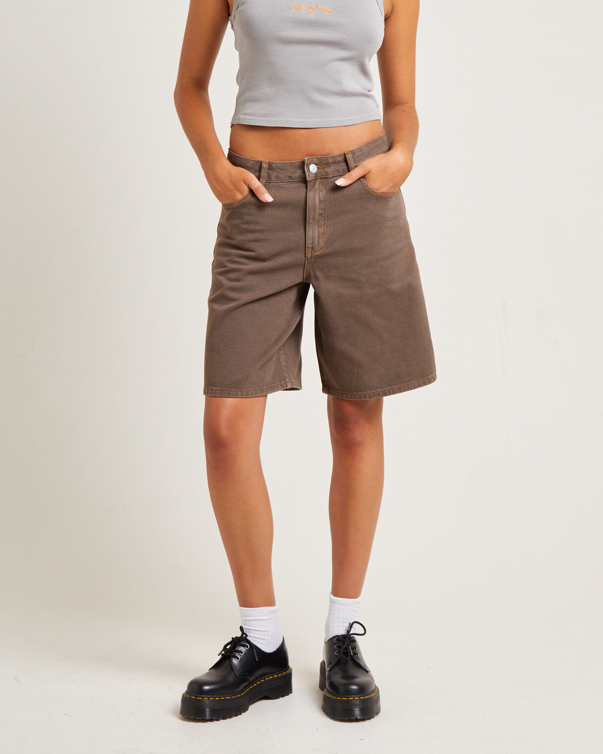 Kult Denim Jorts SEPIA