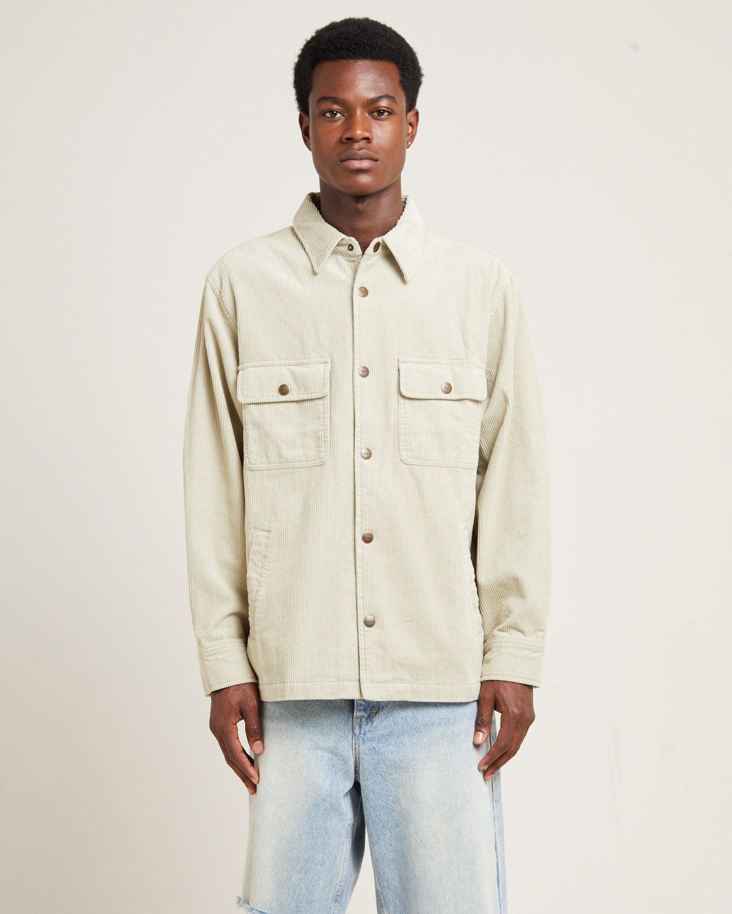 Conditions Cord Long Sleeve Overshirt
