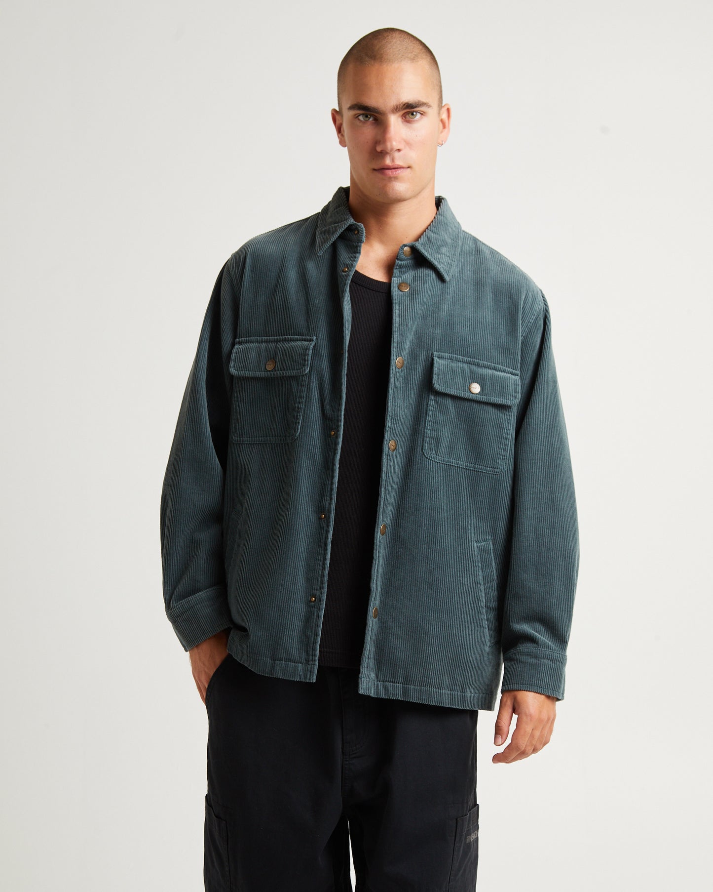 Conditions Cord Long Sleeve Overshirt