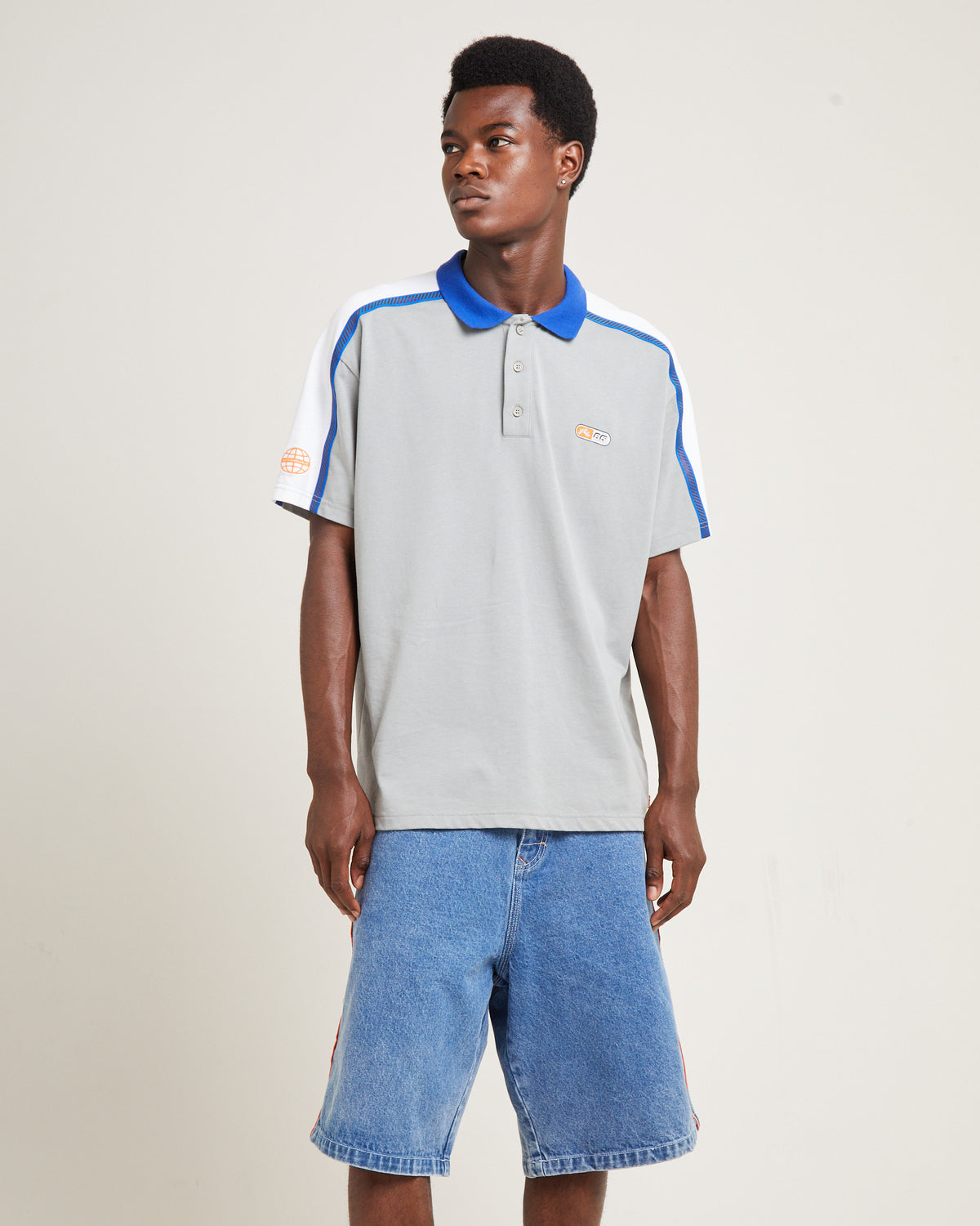 Oxecutioner Short Sleeve Polo Shirt Oyster Grey OYSTER GREY