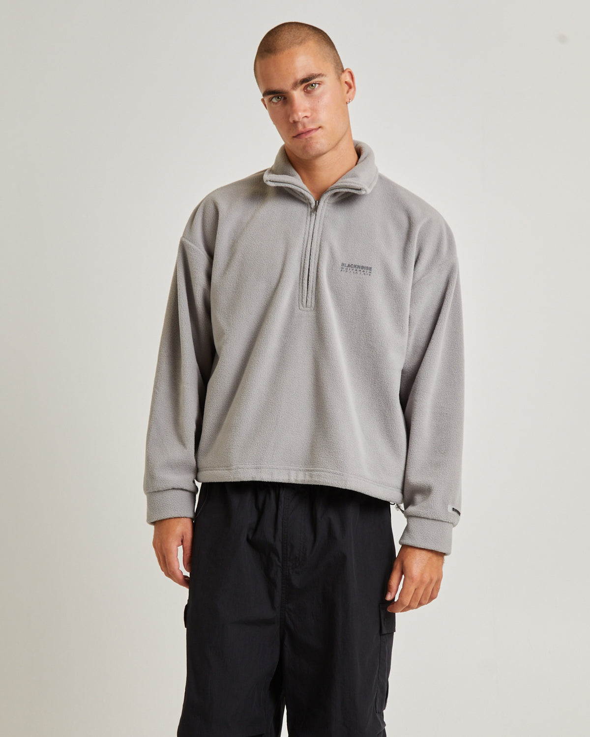Seeka Polar Fleece Quarter Zip GREY