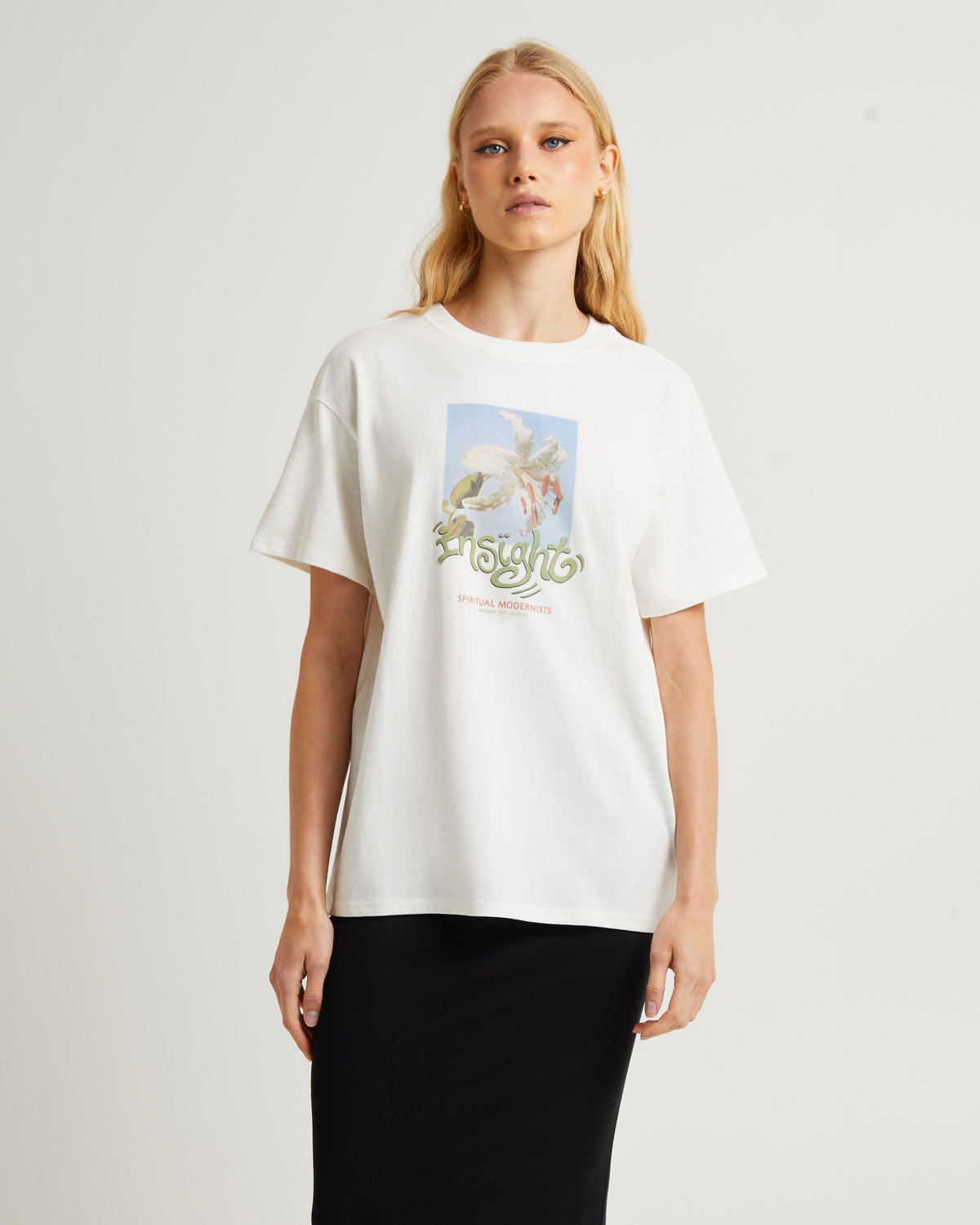Still Life Boyfriend Tee VINTAGE WHITE