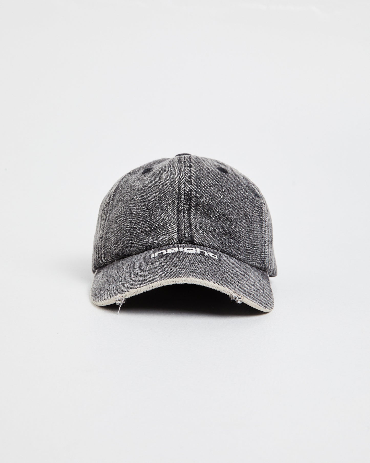 Distressed Denim Cap