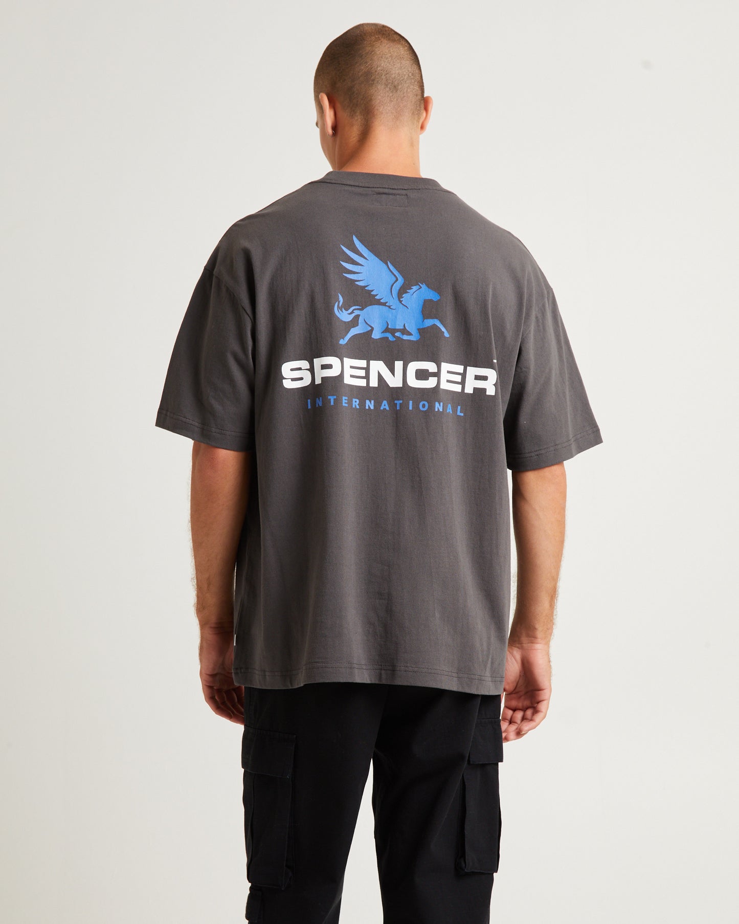 Pegasus Short Sleeve T-Shirt Charcoal