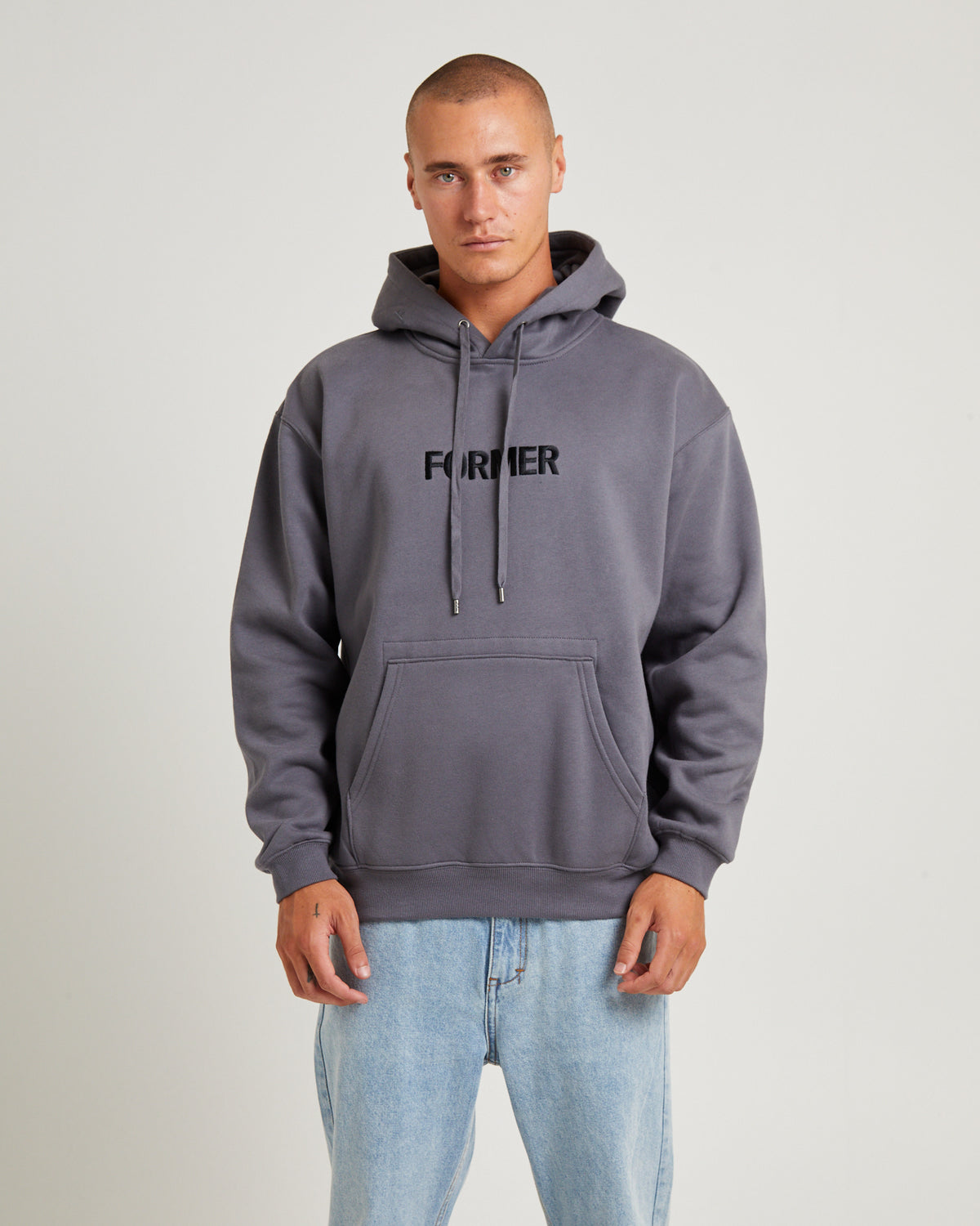 Legacy EMB Hoodie Iron Grey IRON