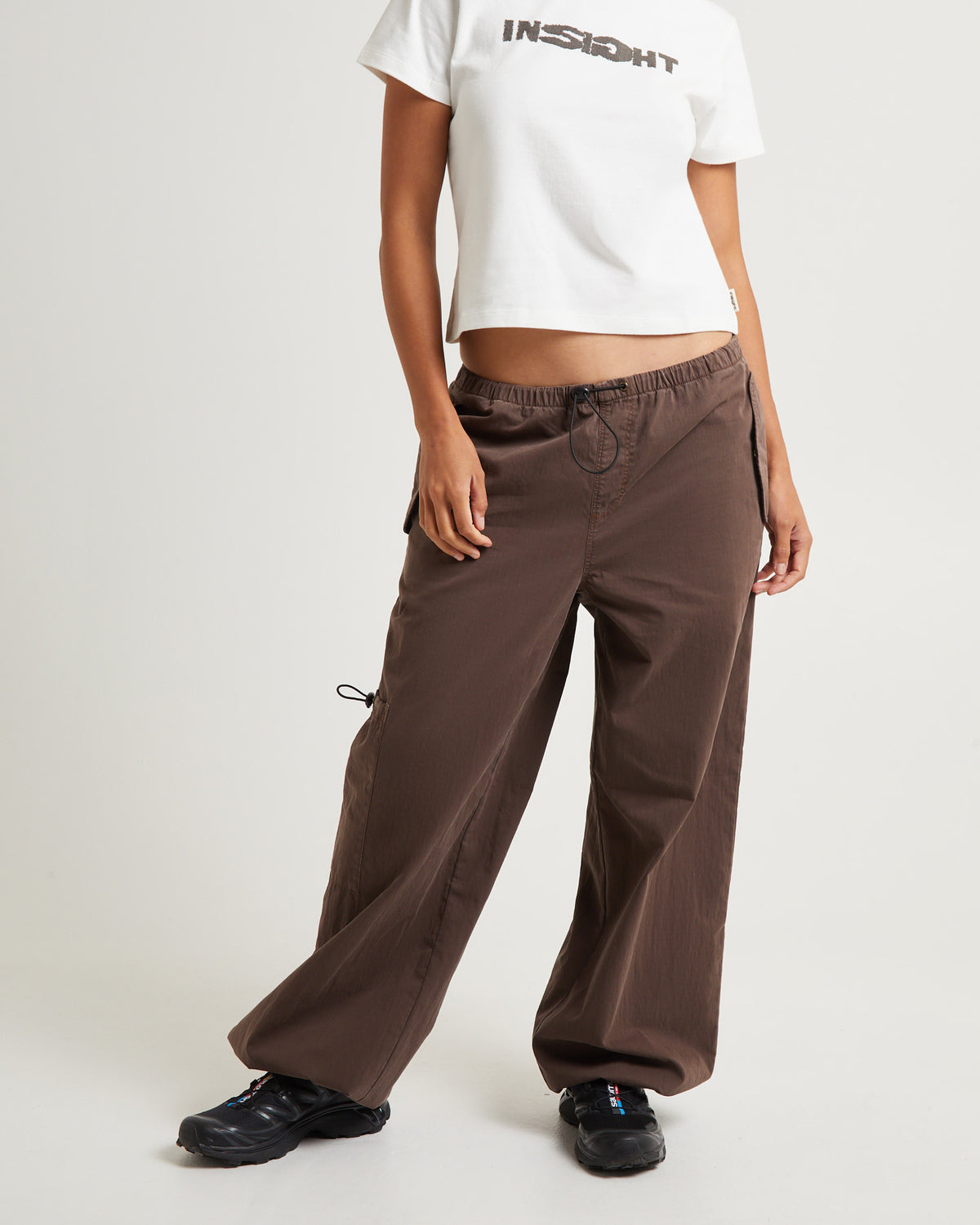 Haru Parachute Cargo Pants VINTAGE BROWN