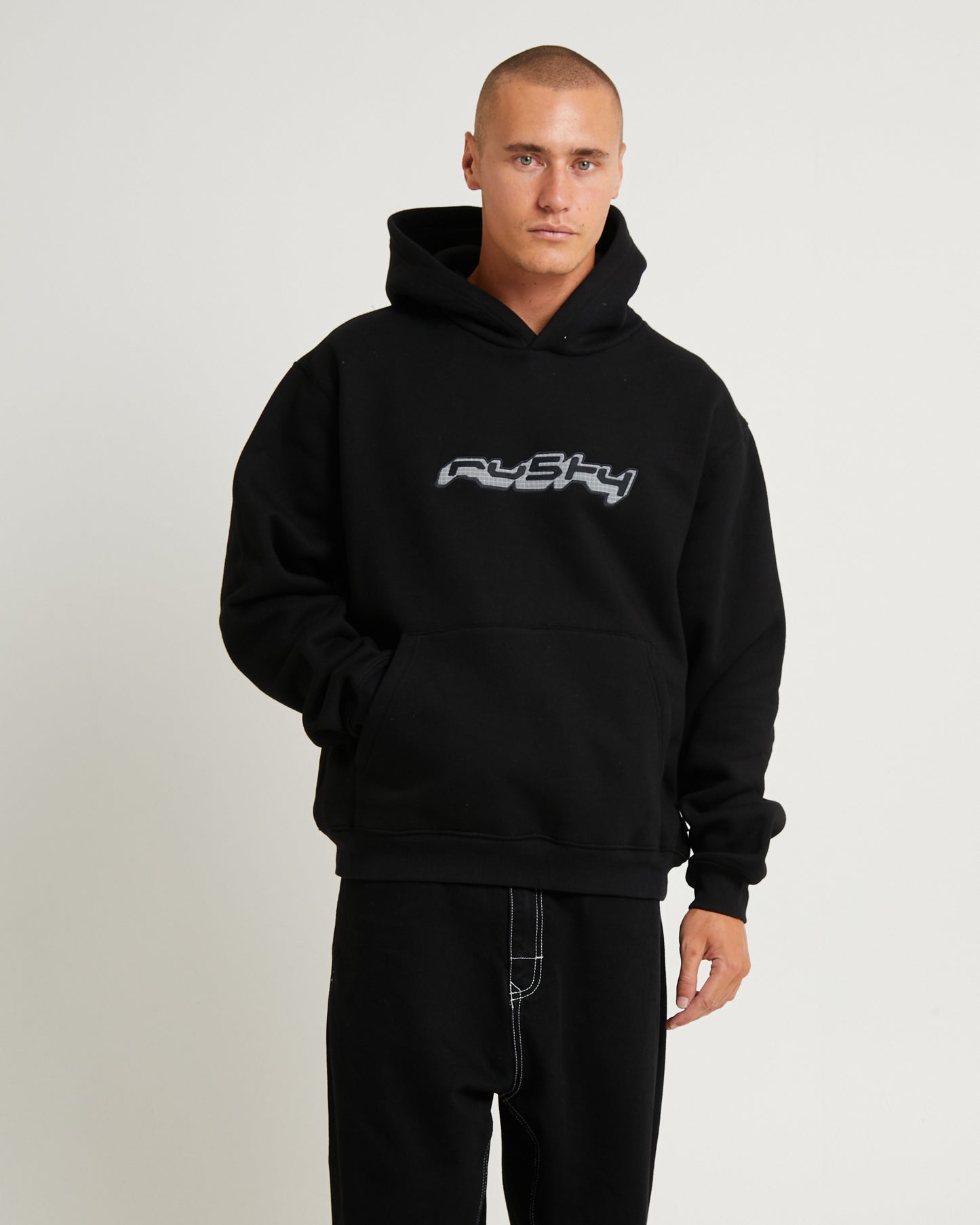Freeway Hooded Fleece Jumper Black