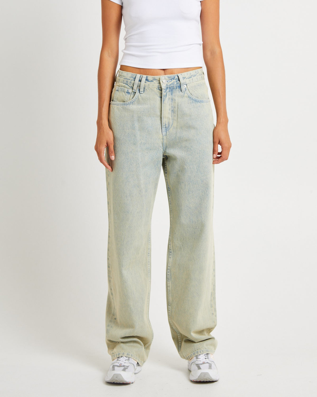 Bobby Baggy Dad Denim Jeans ORANGE TINT