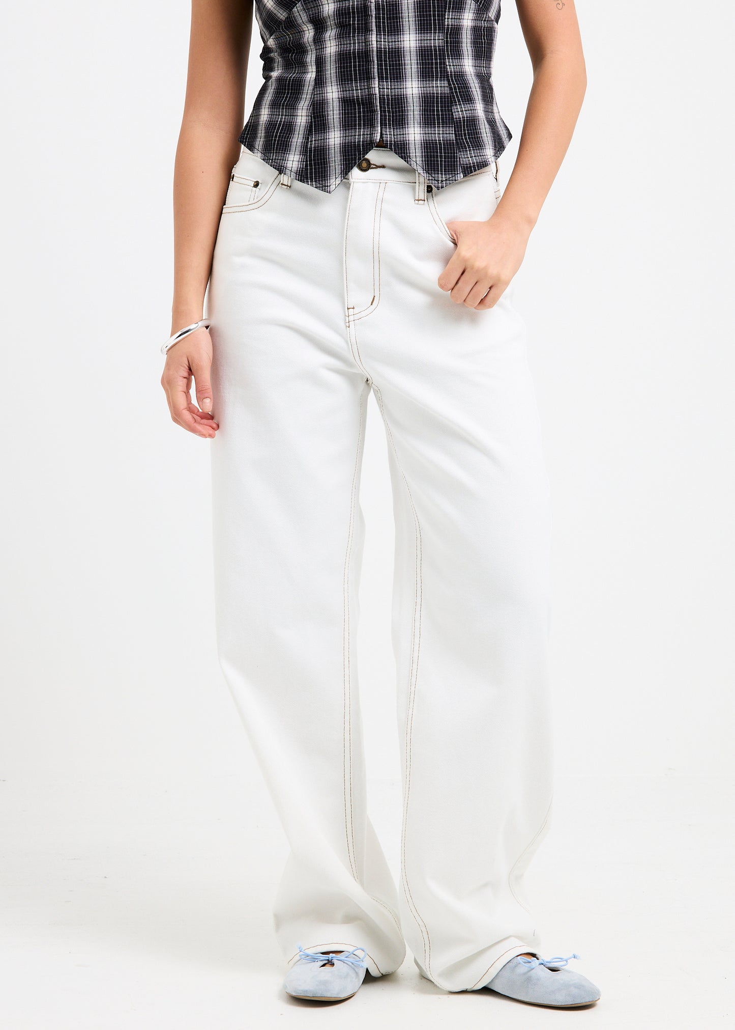 Tayla High Straight Denim Jeans
