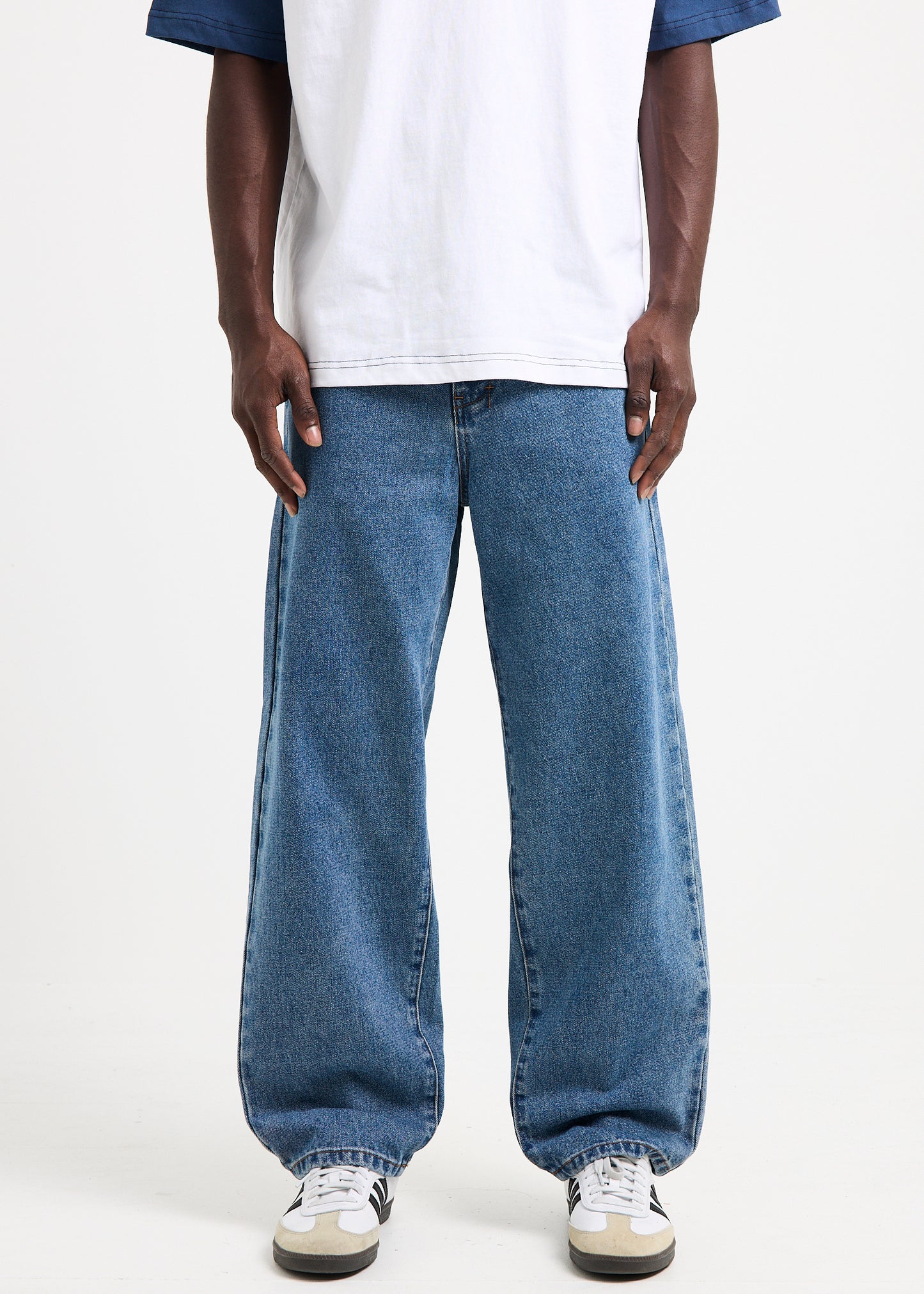 Knocker Wide Leg Denim Jeans