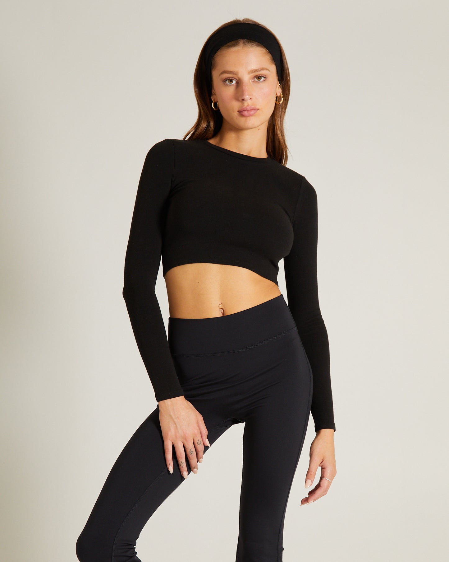 Long Sleeve Crop Top