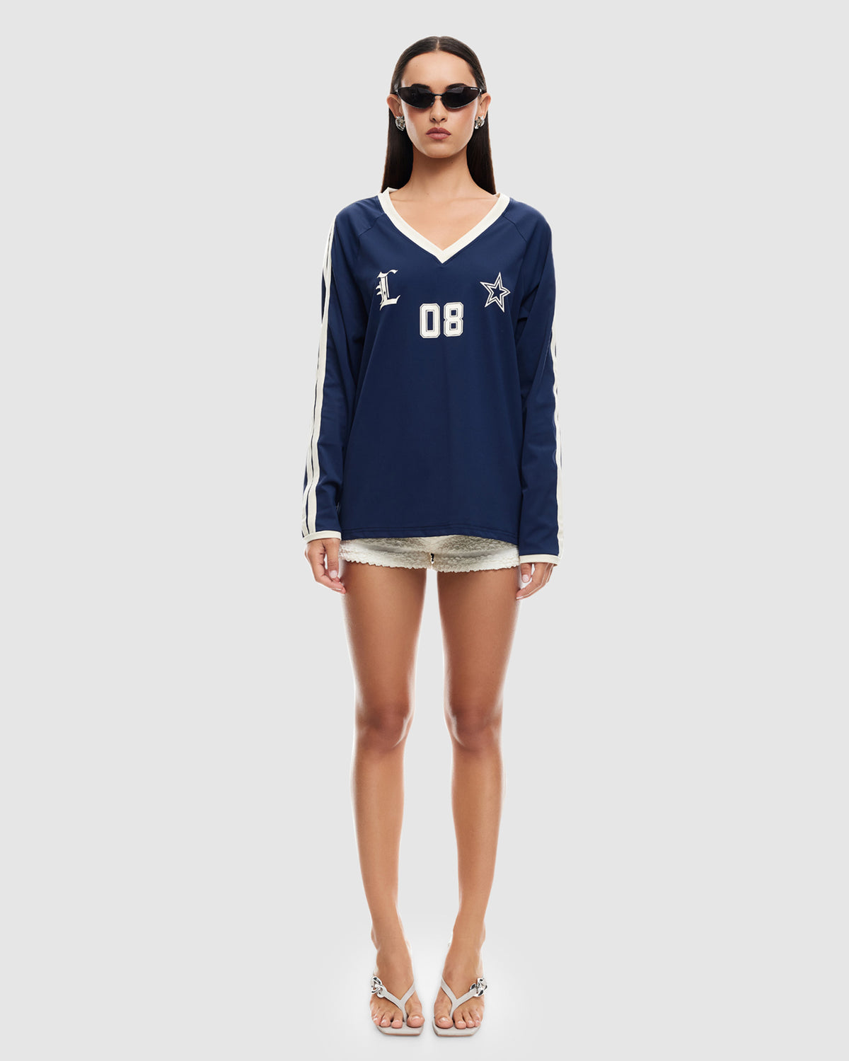 Spectate Long Sleeve Top INDIGO