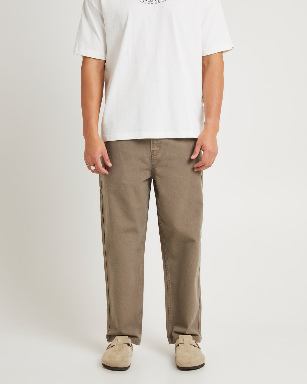 Canvas Carpenter Pants TAN
