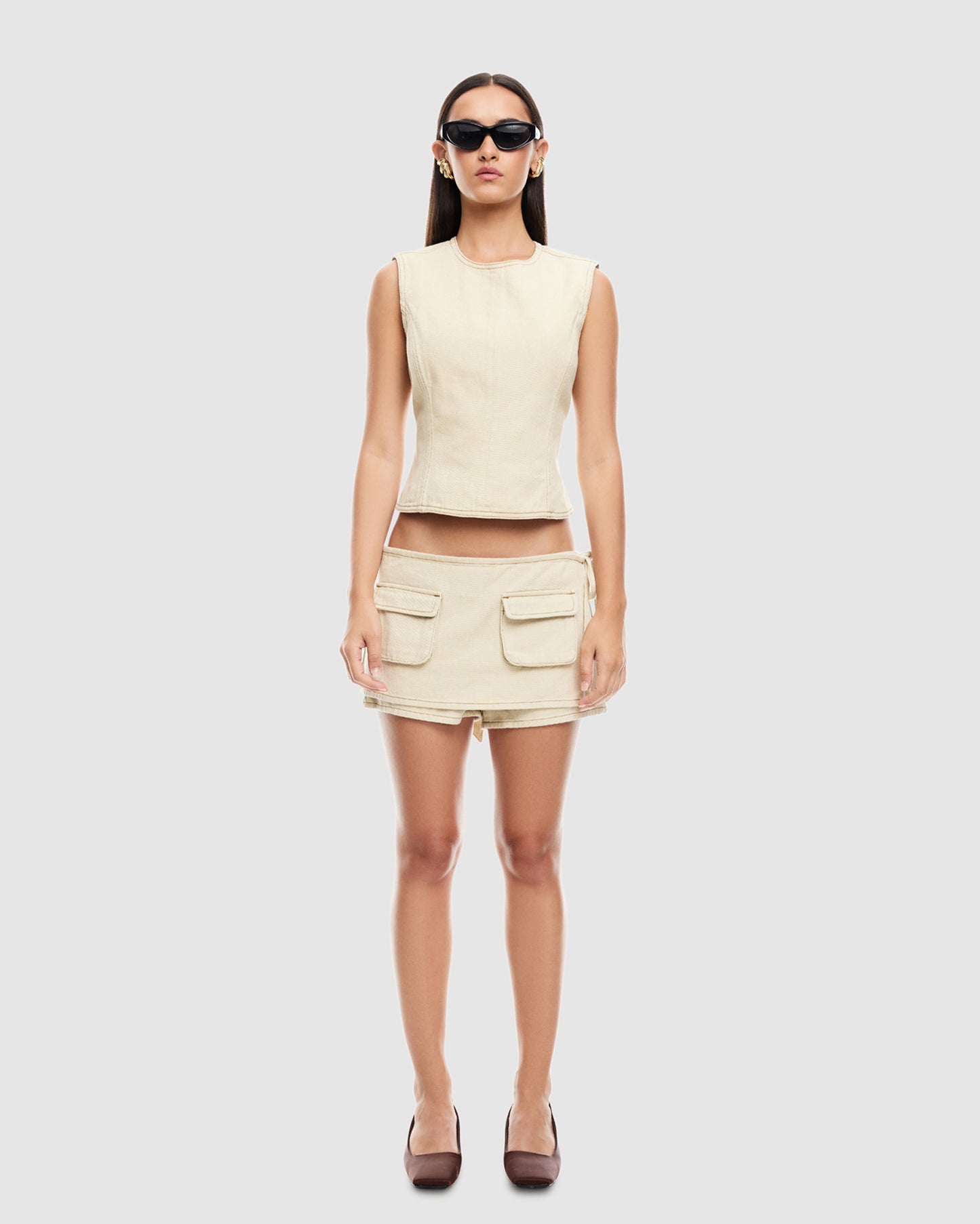 Courtside Denim Skort