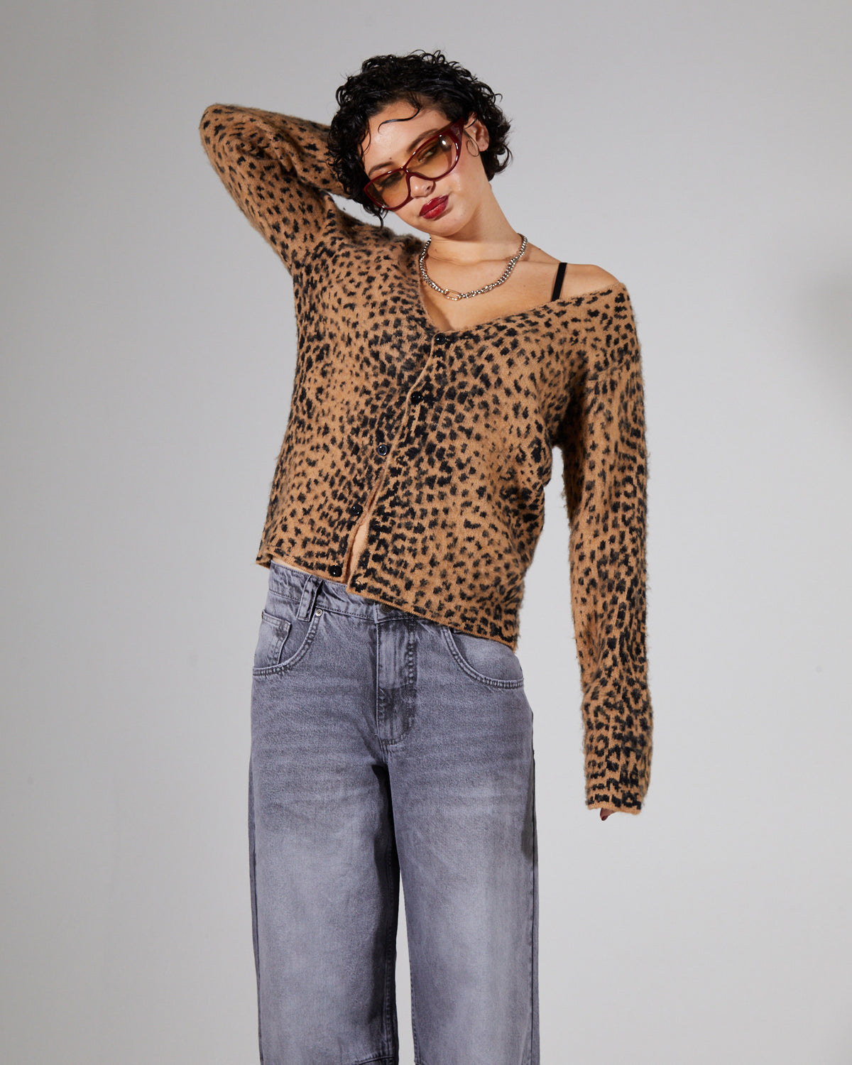 Leopard Chuck Cardigan LEOPARD