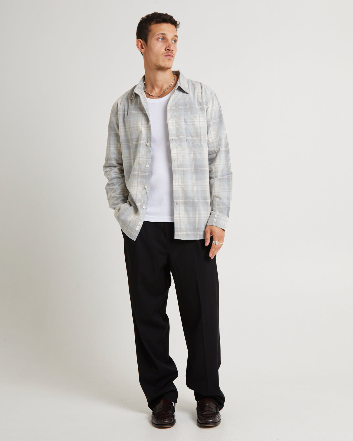Grover Check Cord Ls Shirt MULTI