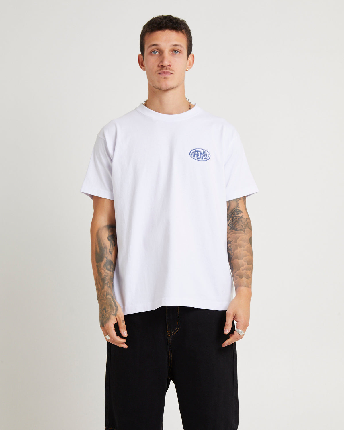 Frogga Heavy Boxy Fit T-Shirt WHITE