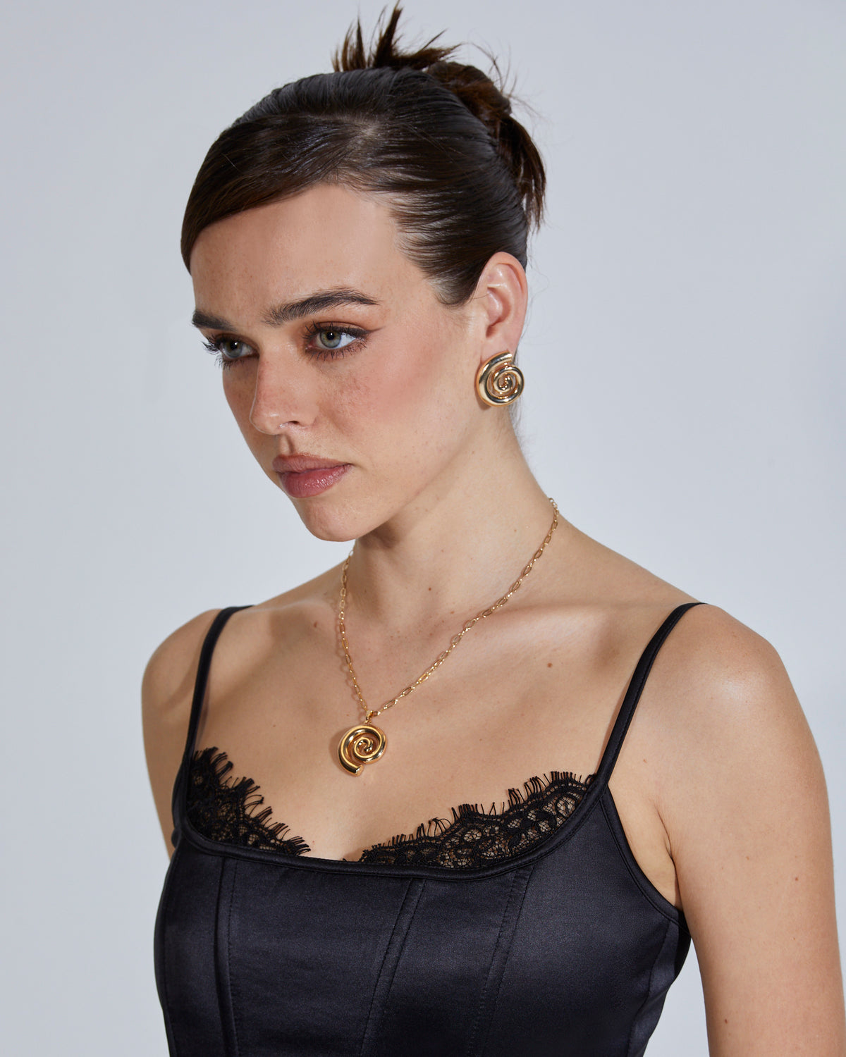 Paros Sprial Earring GOLD
