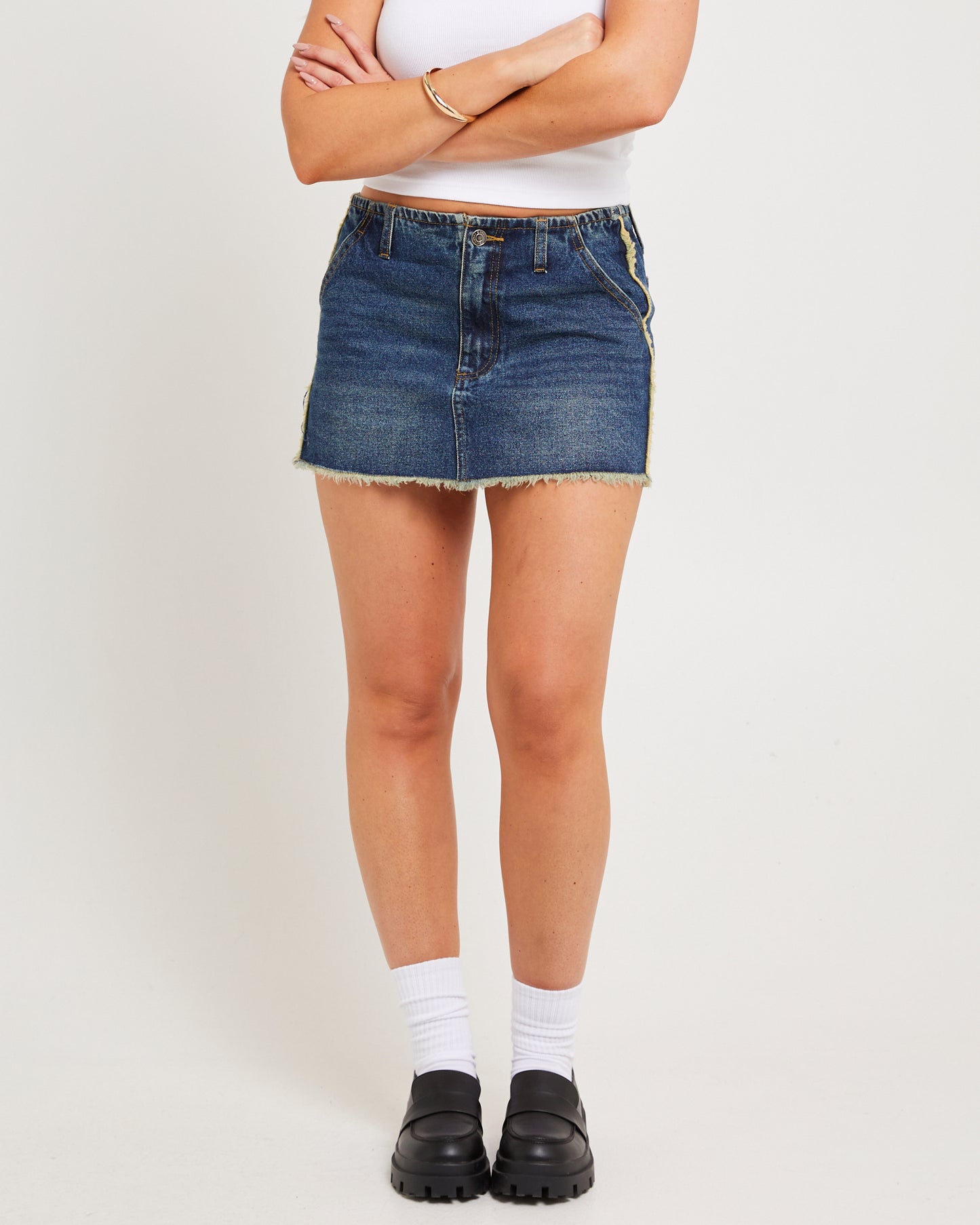 Manilla Denim Mini Skirt