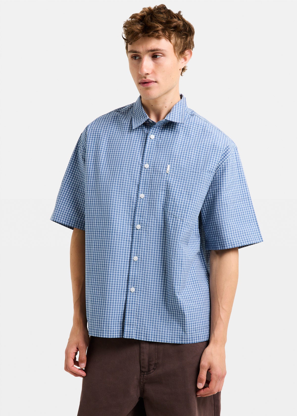 Skate Shirt INDIGO CHECK