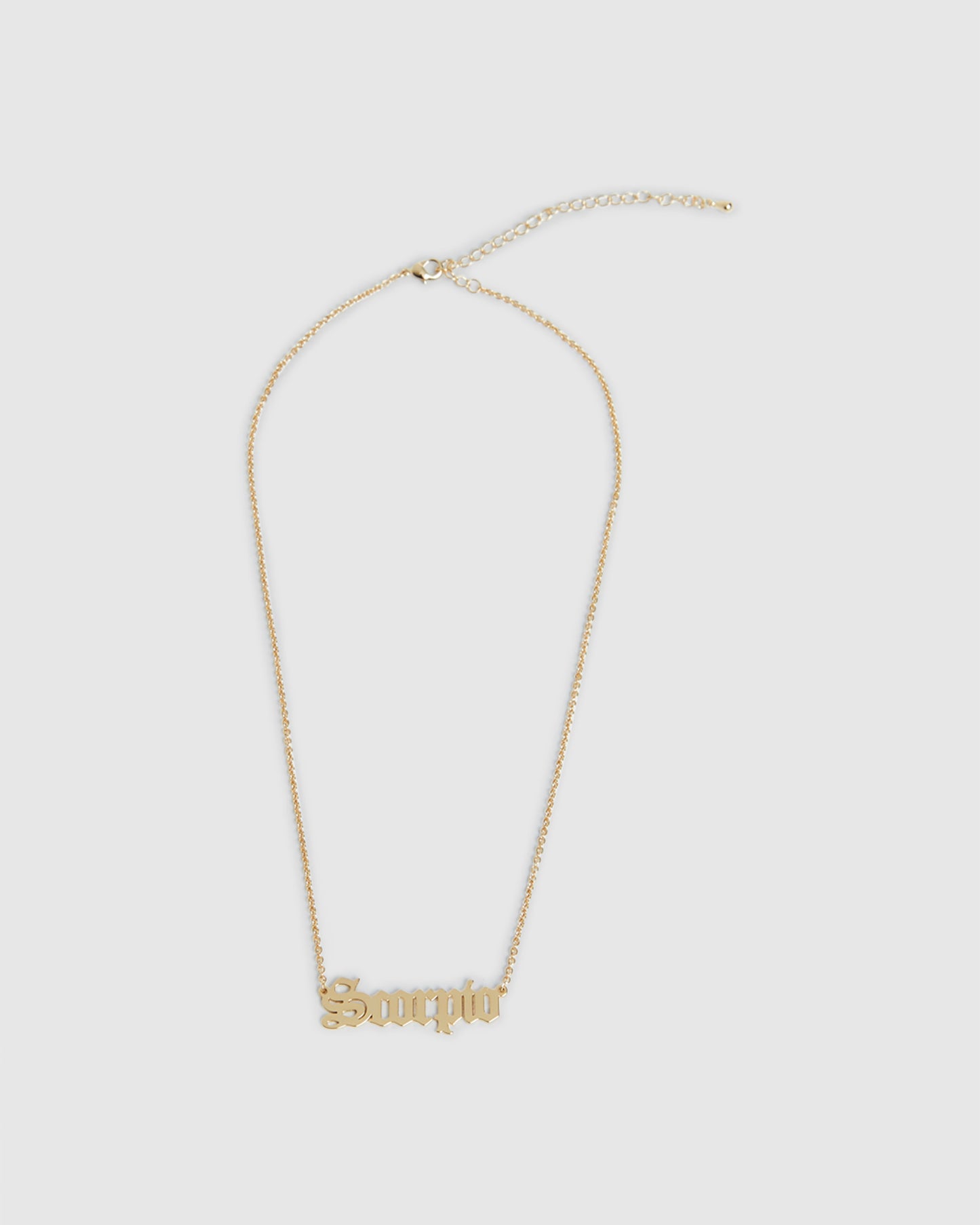 14k  Scorpio Star Sign Necklace