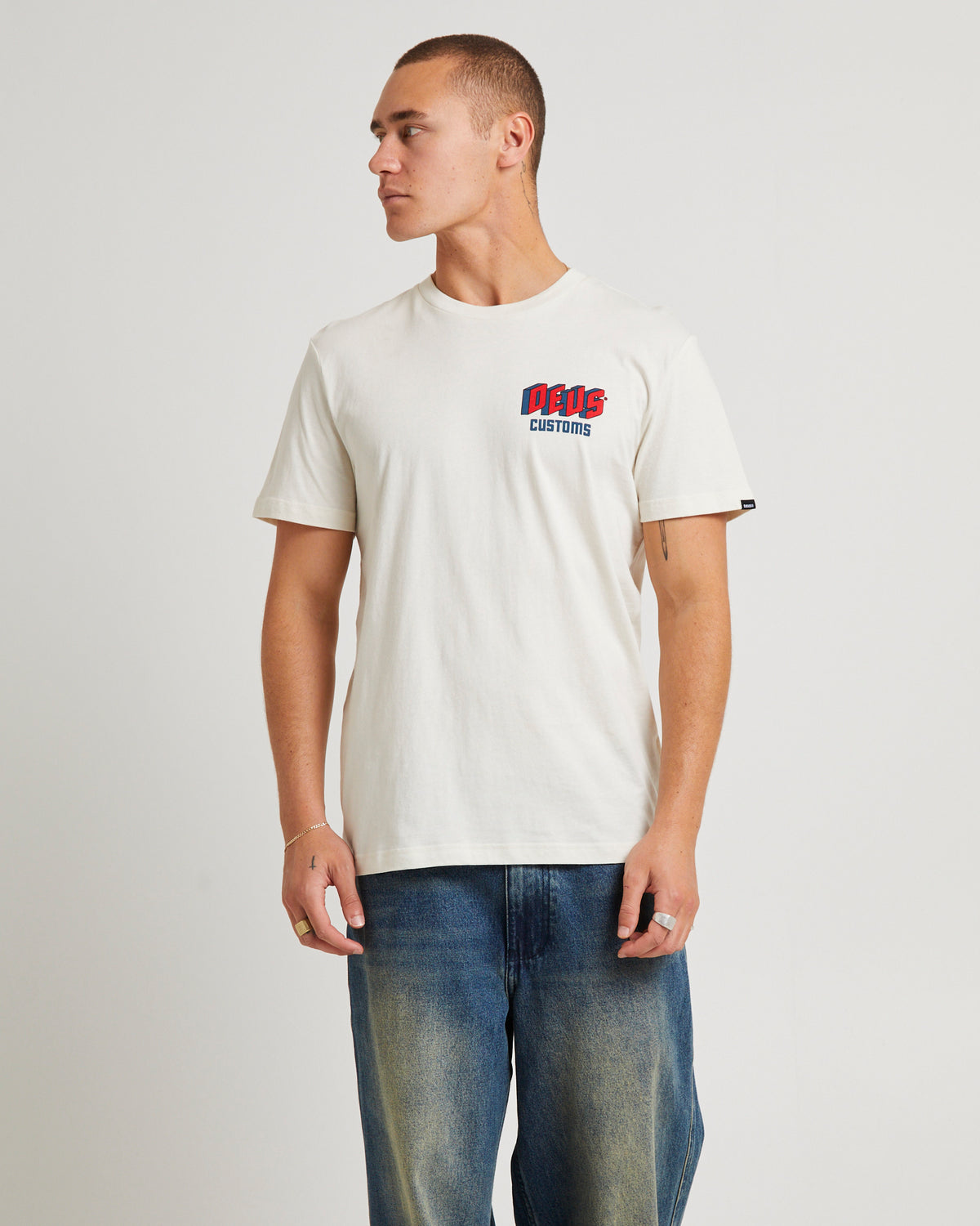 Slab Short Sleeve T-Shirt VINTAGE WHITE