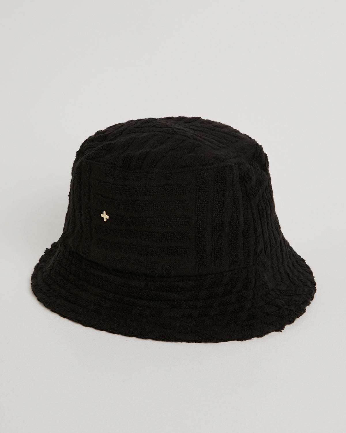 Soleil Bucket Hat Black BLACK TOWELLING /GOLD