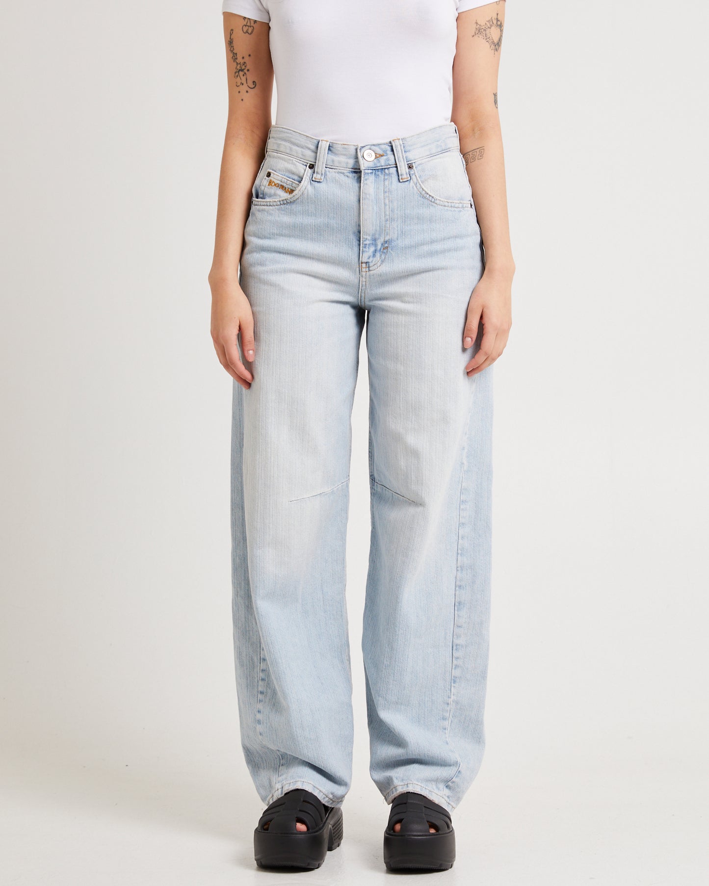 Jaquard Stripe Logan Jeans