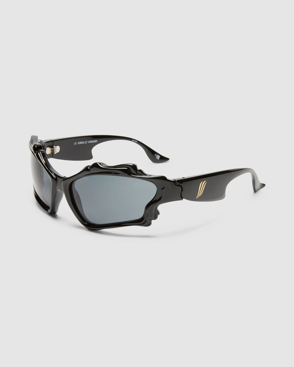 Le Siren Sunglasses BLACK/SMOKE MONO
