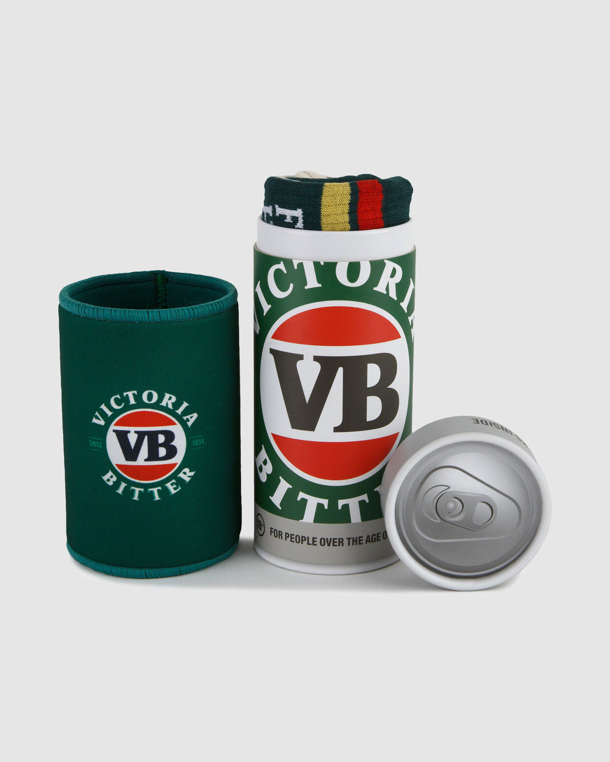 VB Gift Can And Stubby Sneaker Socks 2 Pack ASSORTED