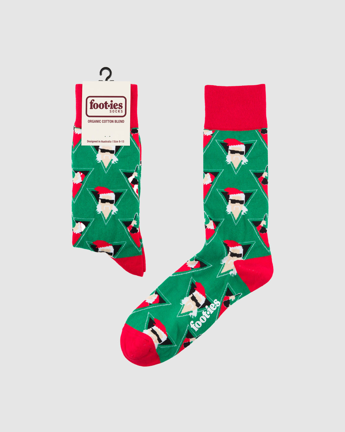 Christmas Shoey Santa Organic Cotton Socks ASSORTED