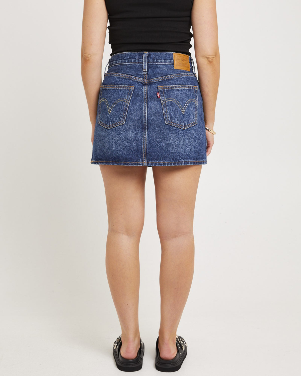 Icon Denim Skirt LOST PEACE OF MIND