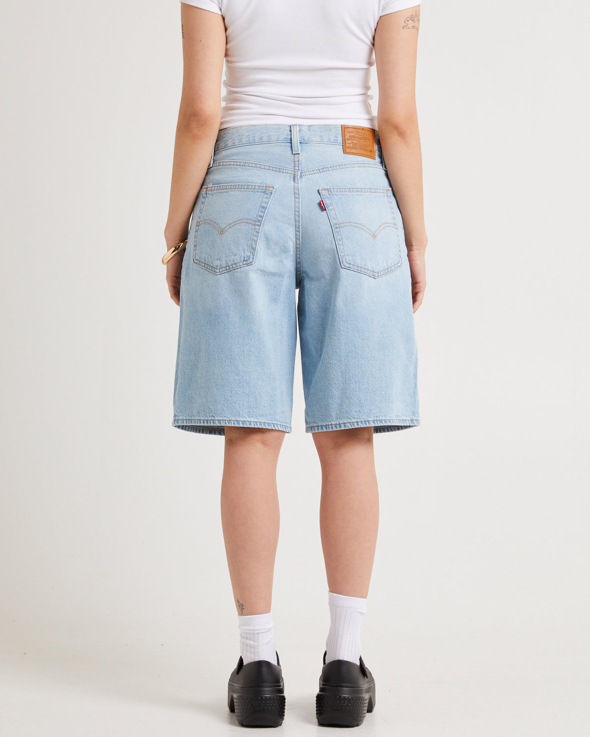 Baggy Dad Denim Jorts PICK SIDES SHORT