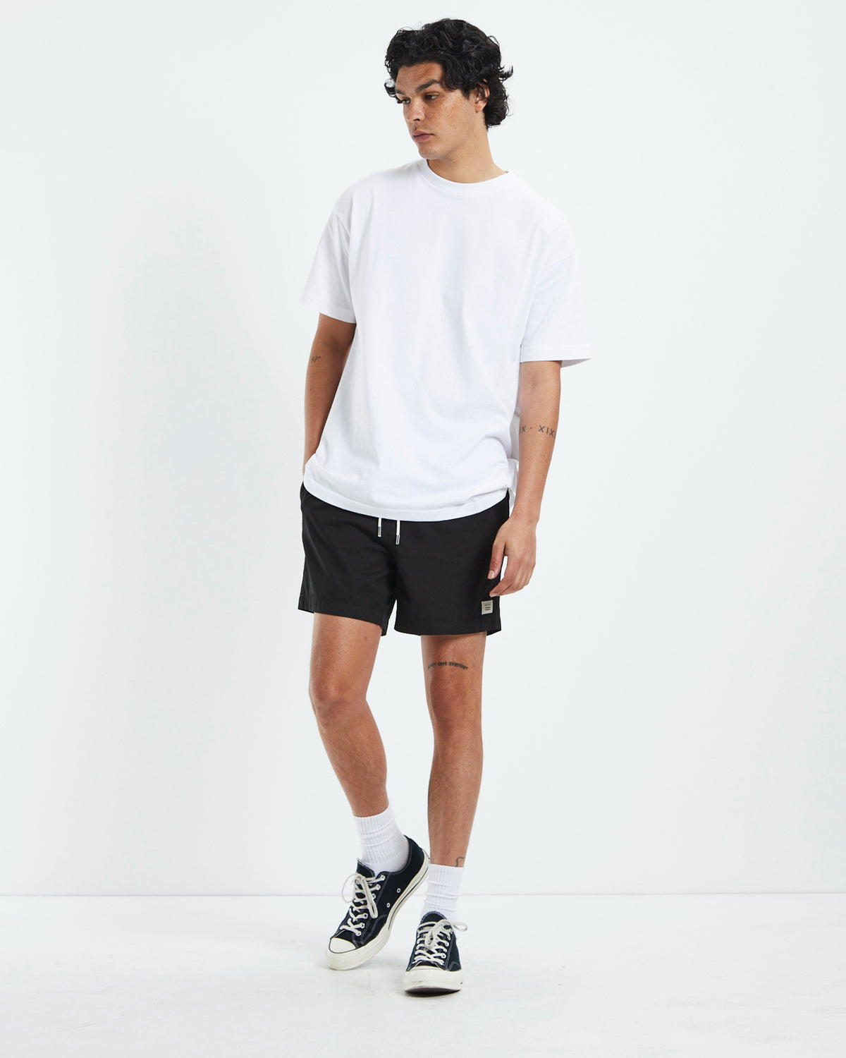 Newport Volley Boardshorts Black BLACK