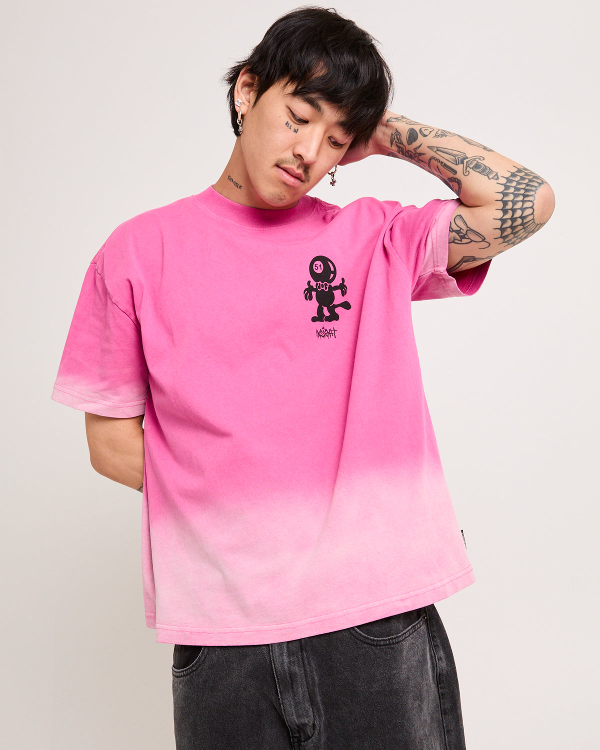 Snooker Cropped T- Shirt PINK