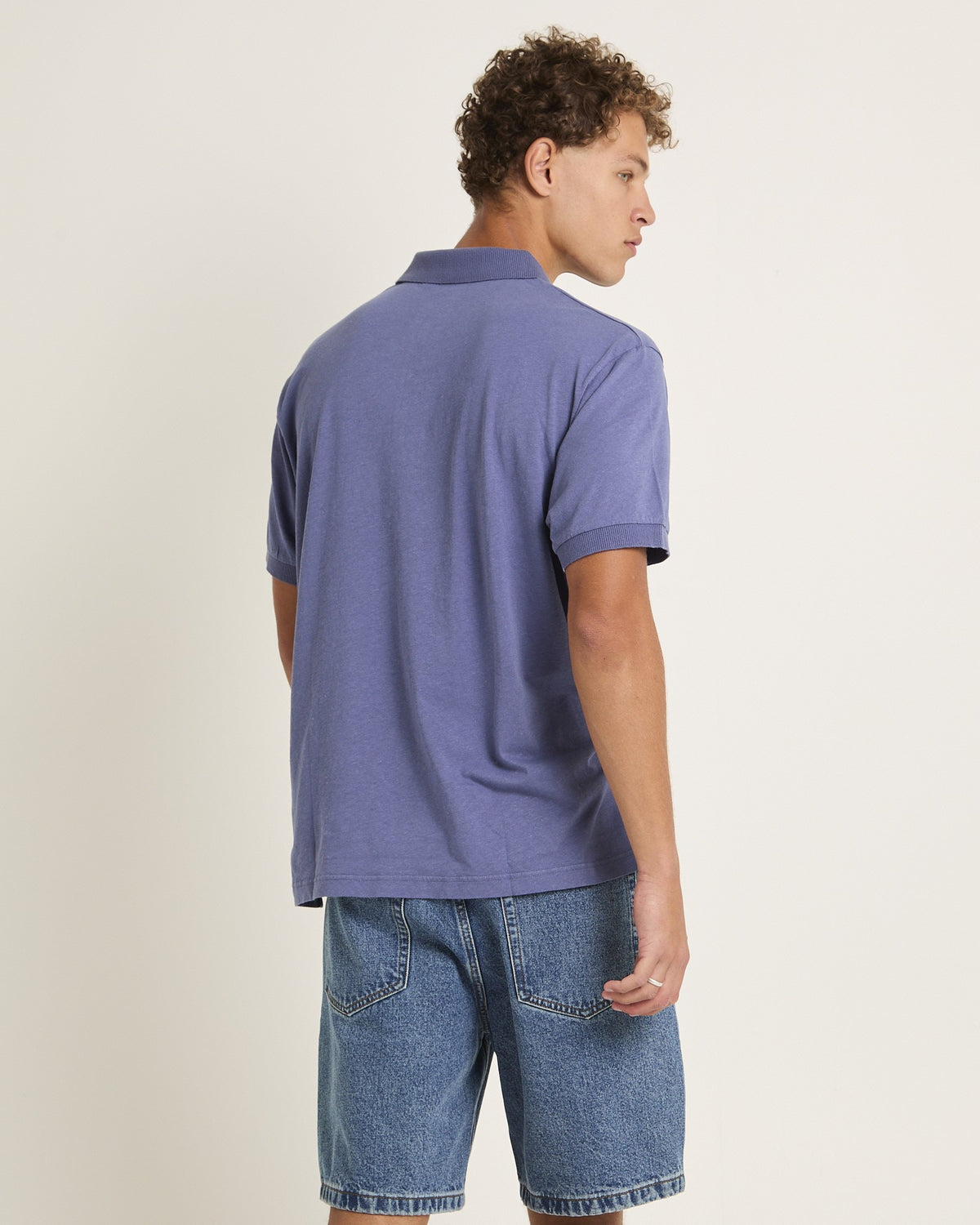 Byron Trip Short Sleeve Polo Shirt Marlin