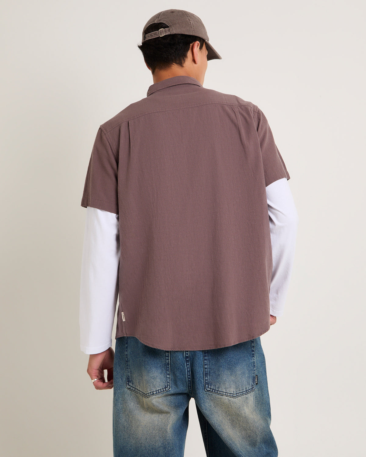 Louie Short Sleeve Shirt BROWN