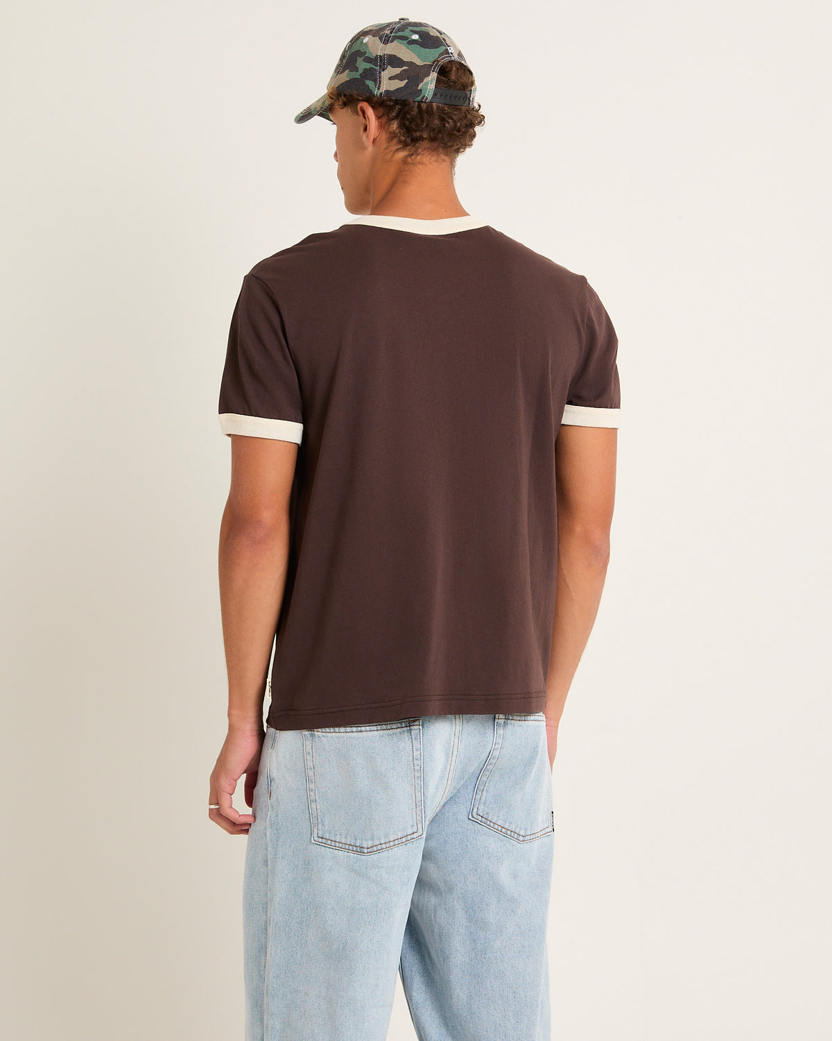 Rodeo Ringer T- Shirt BROWN
